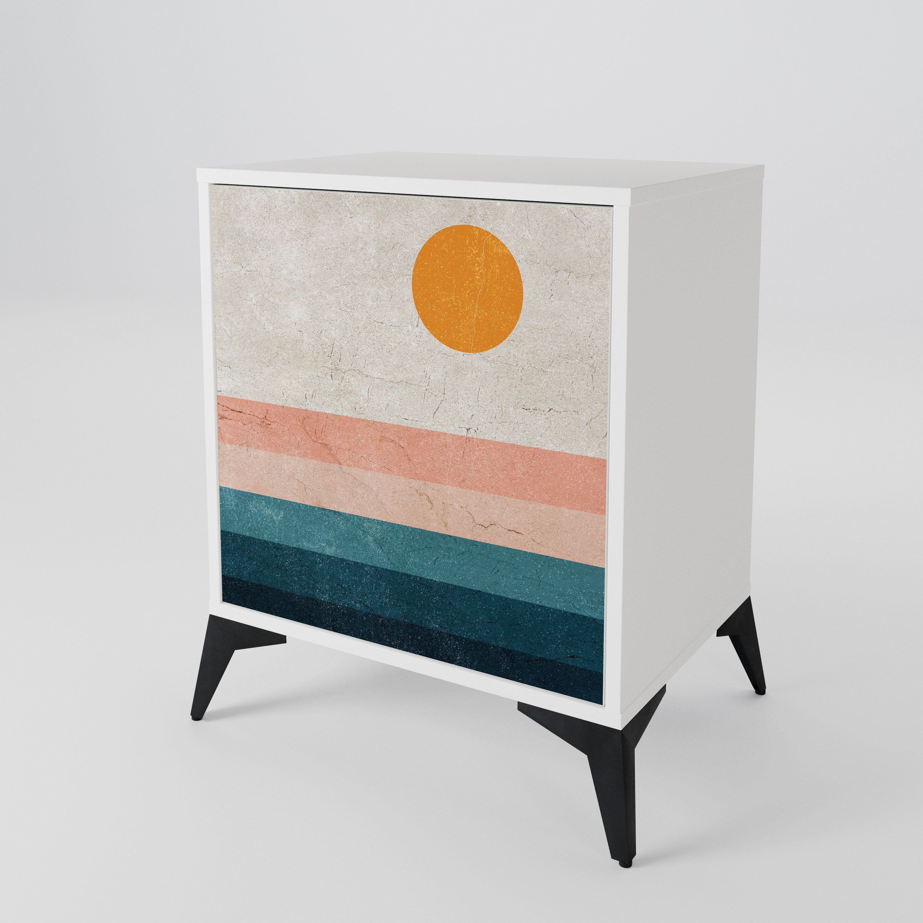 TWO HALVES 1-Door Sideboard