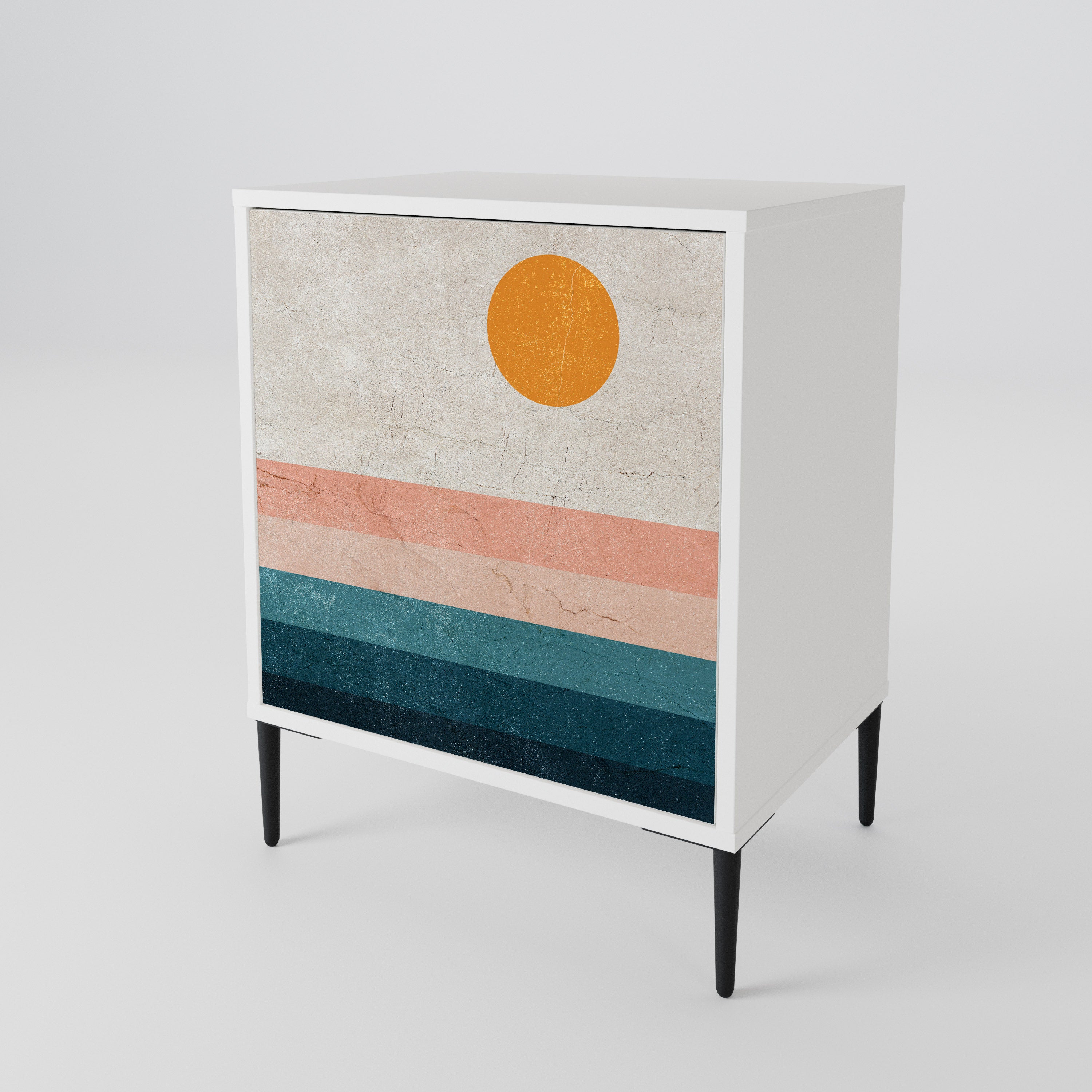 TWO HALVES 1-Door Sideboard