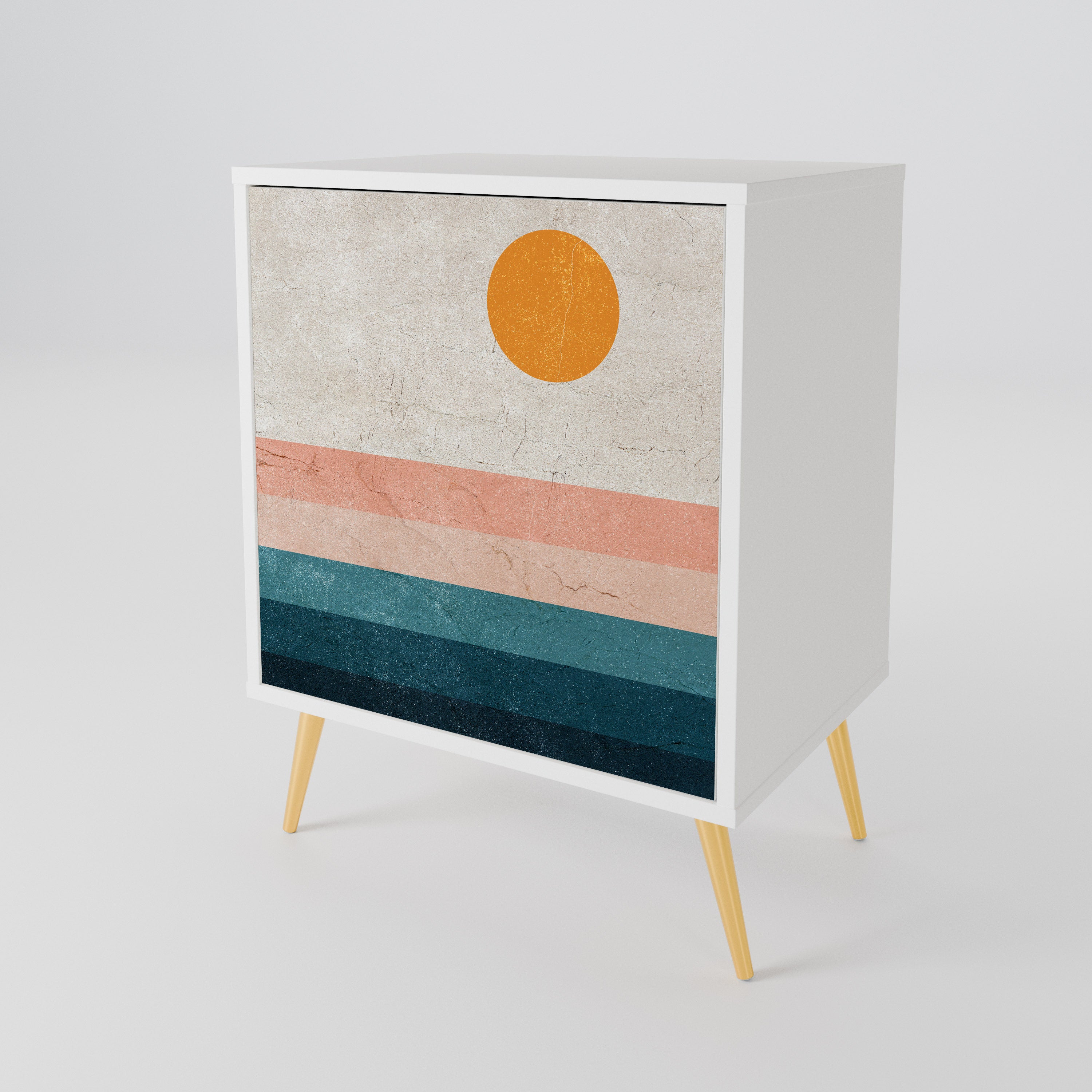 TWO HALVES 1-Door Sideboard