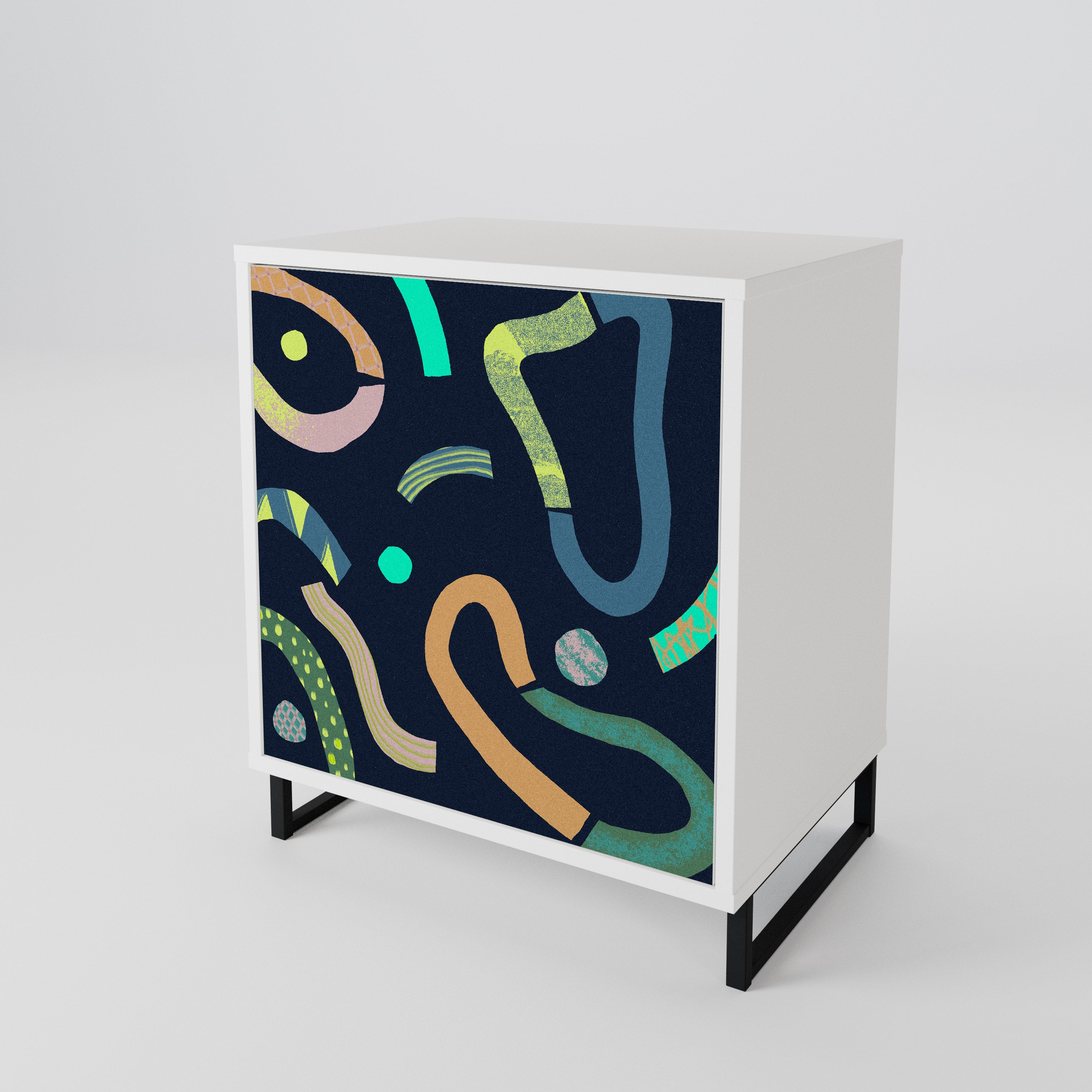 CONTRAST DANCE 1-Door Sideboard