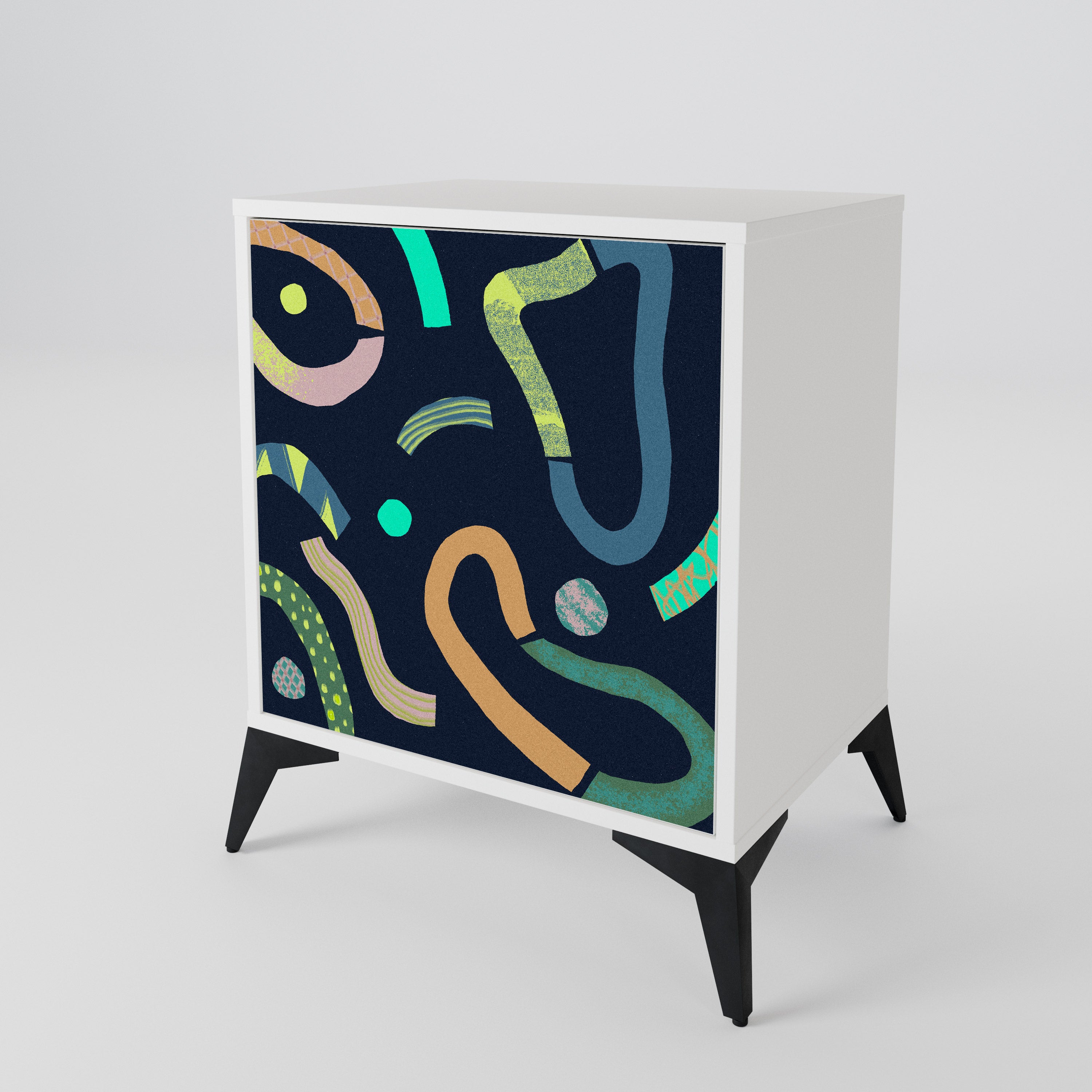 CONTRAST DANCE 1-Door Sideboard