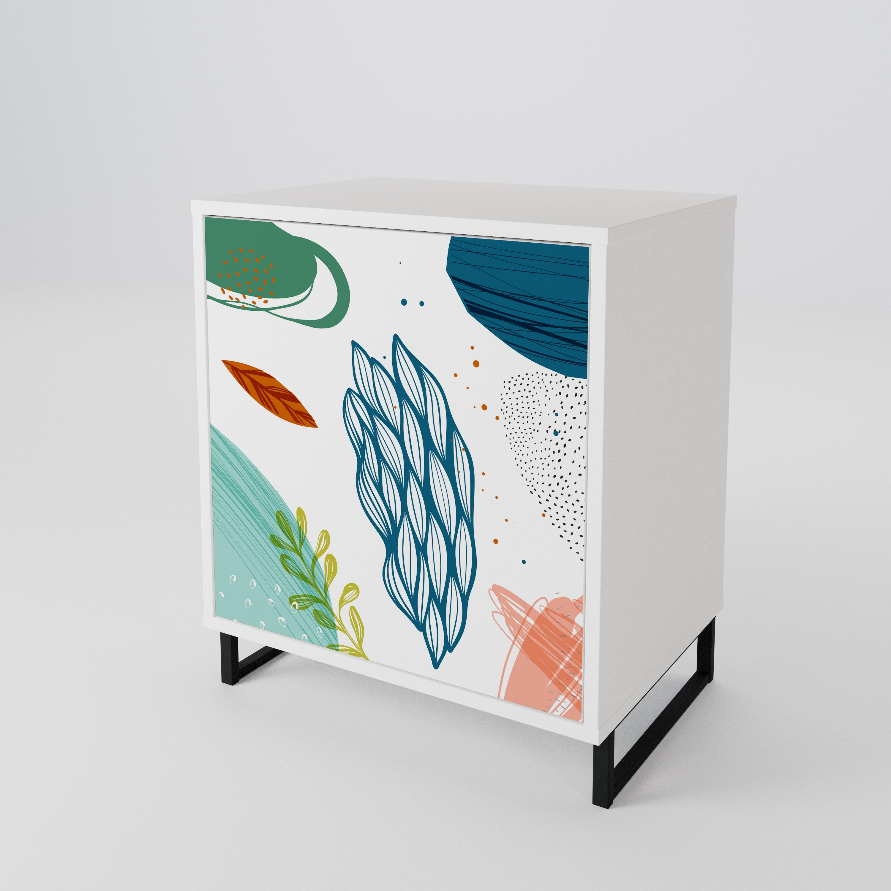 BOTANICAL HURRICANE 1-Door Sideboard