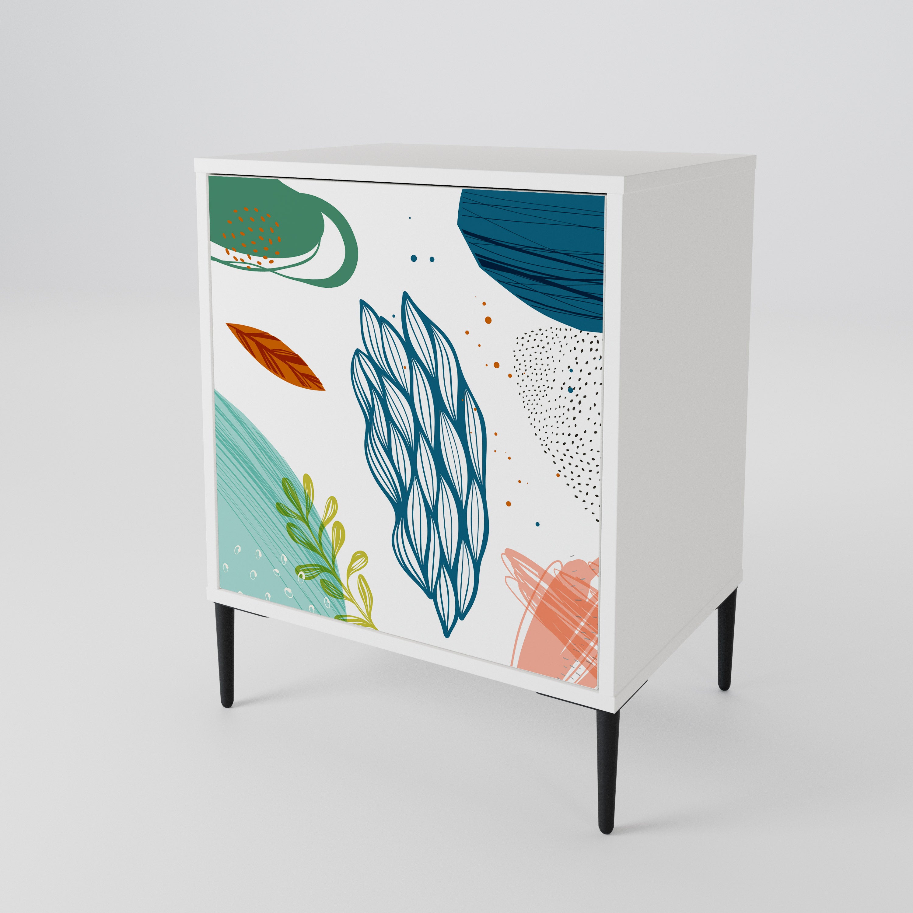 BOTANICAL HURRICANE 1-Door Sideboard