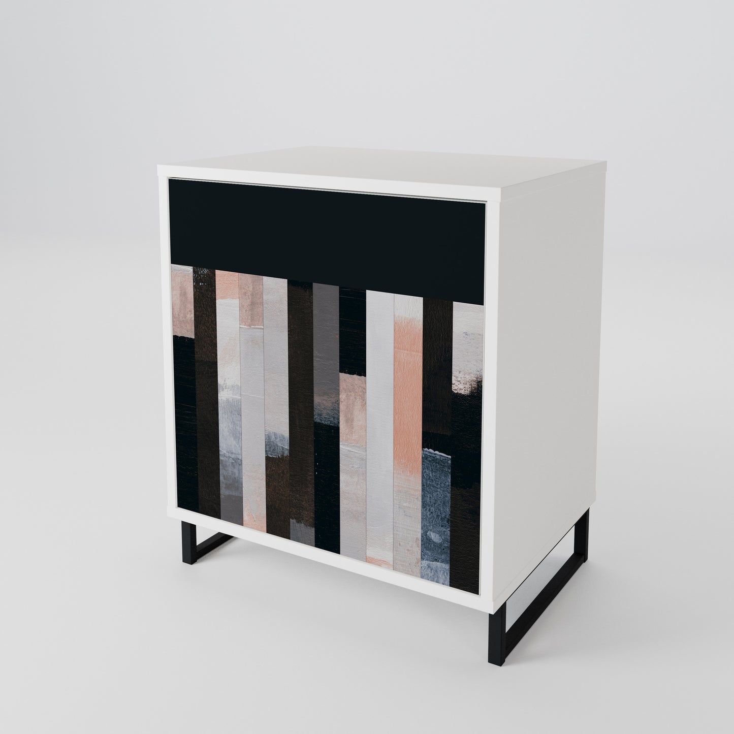 COLLAGE OF RECTANGLES 1-Door Sideboard