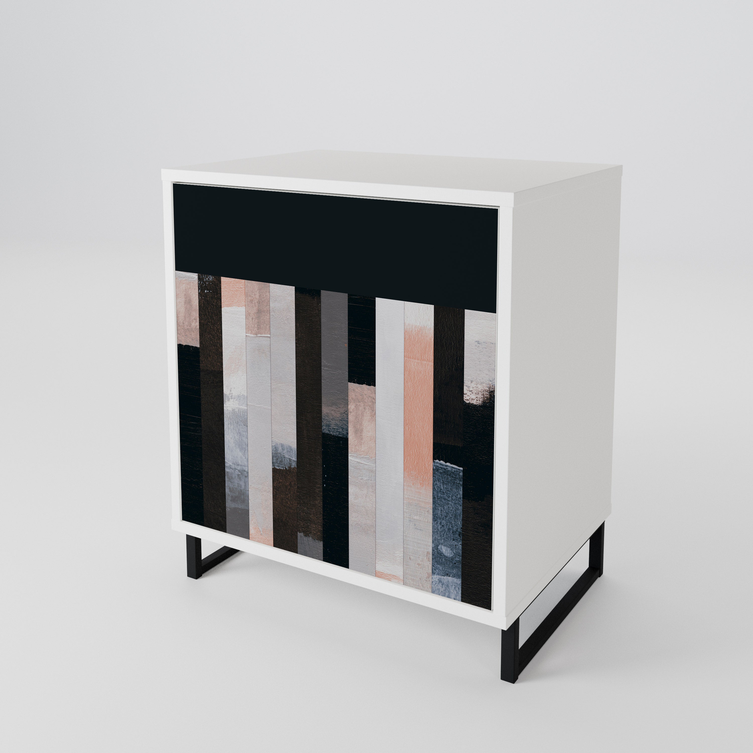 COLLAGE OF RECTANGLES 1-Door Sideboard
