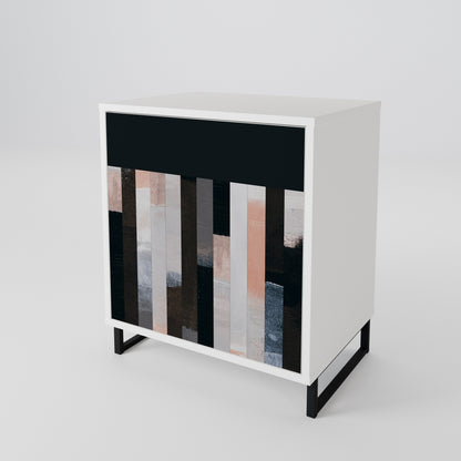 COLLAGE OF RECTANGLES 1-Door Sideboard