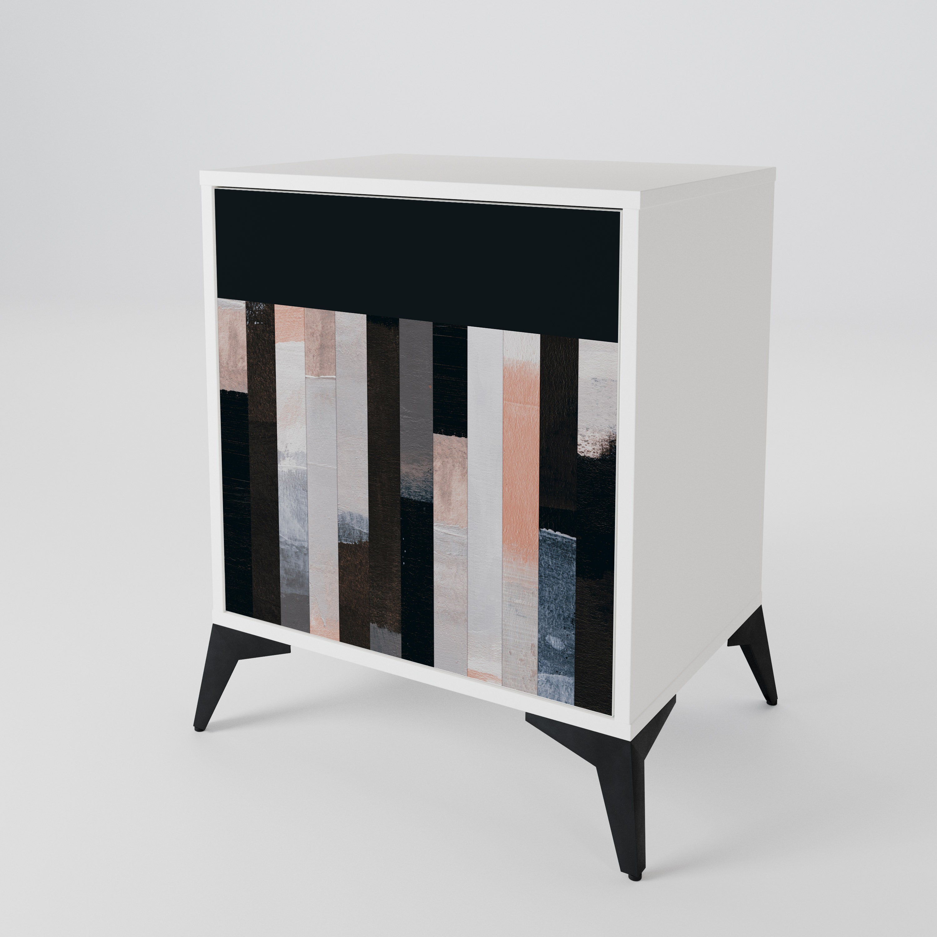 COLLAGE OF RECTANGLES 1-Door Sideboard