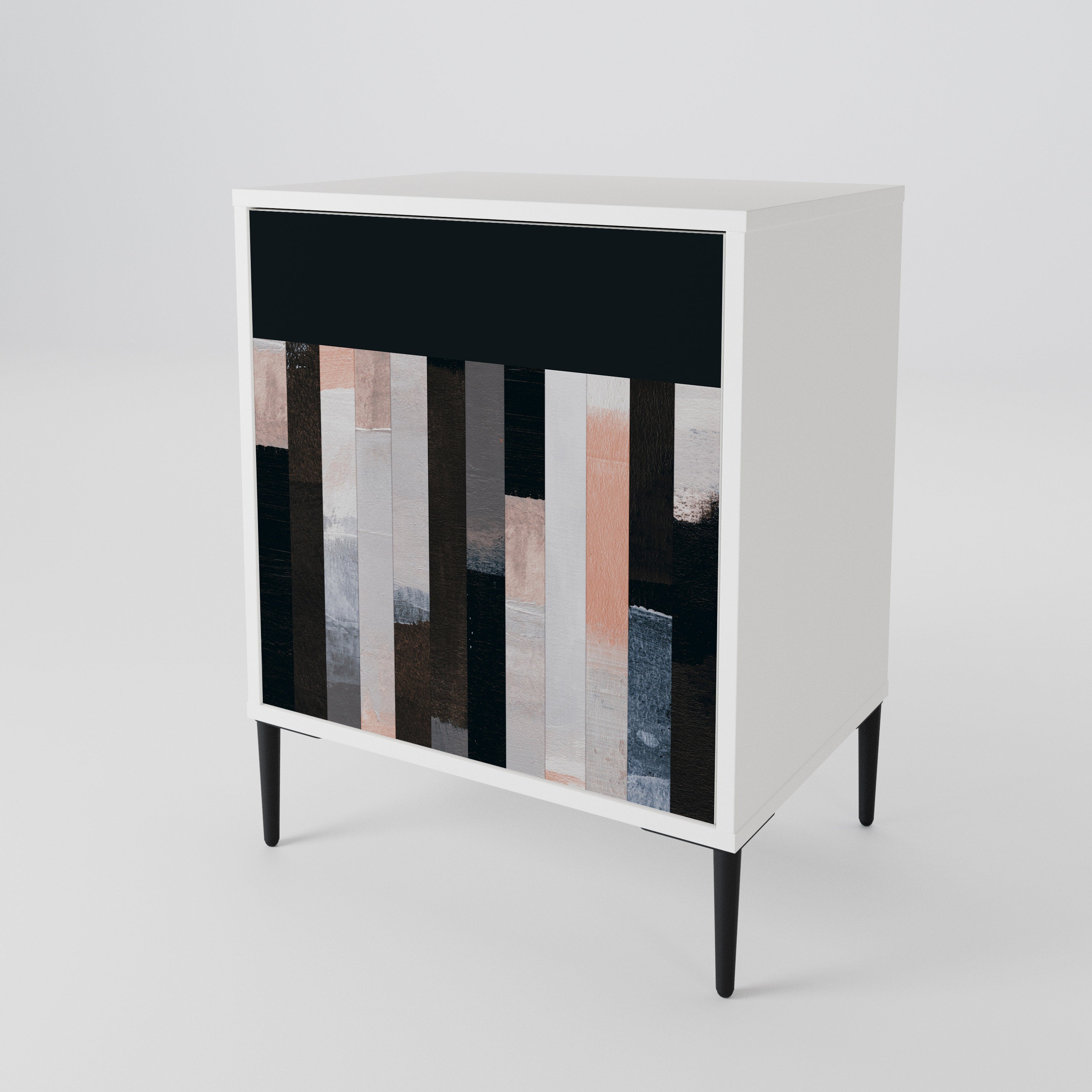 COLLAGE OF RECTANGLES 1-Door Sideboard