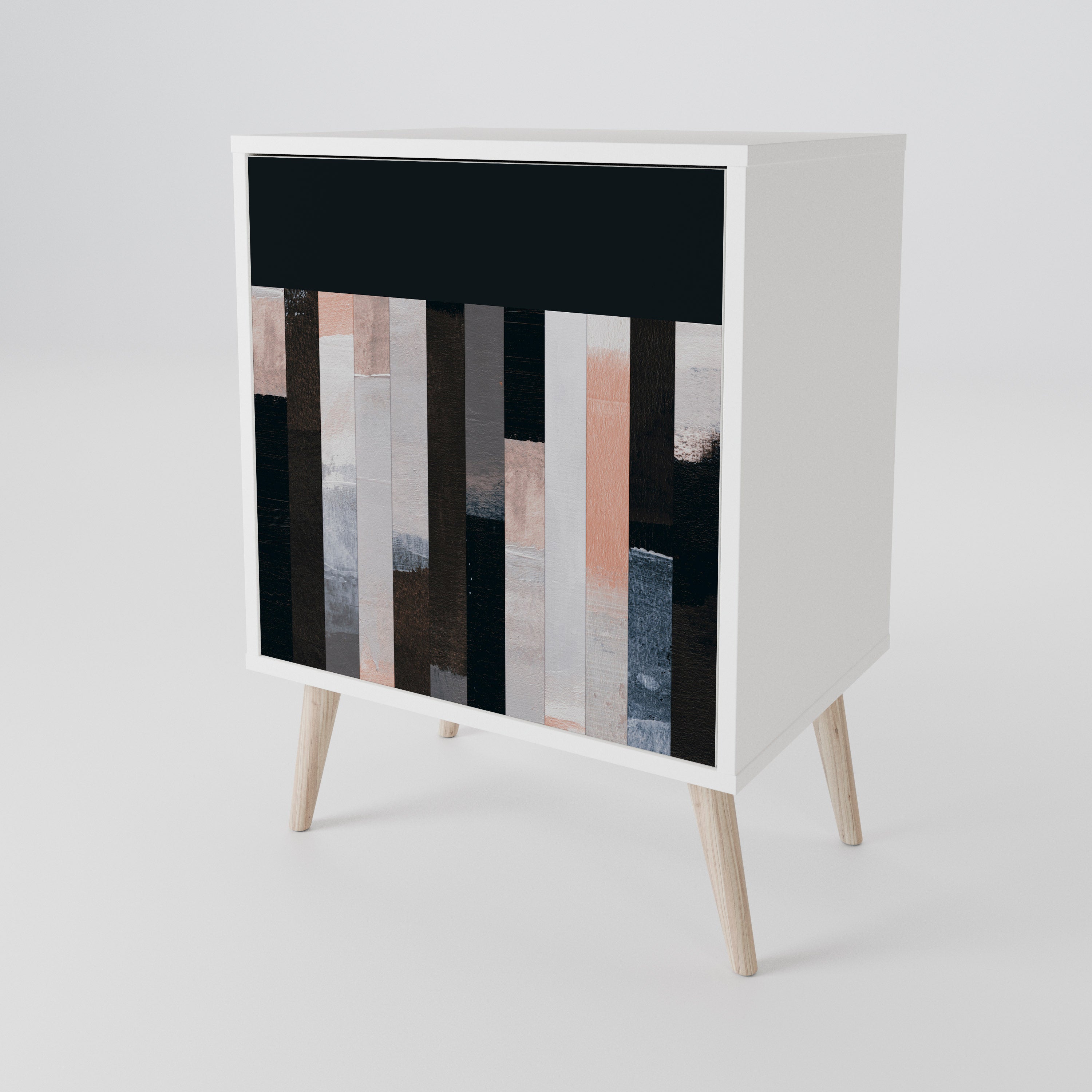 COLLAGE OF RECTANGLES 1-Door Sideboard
