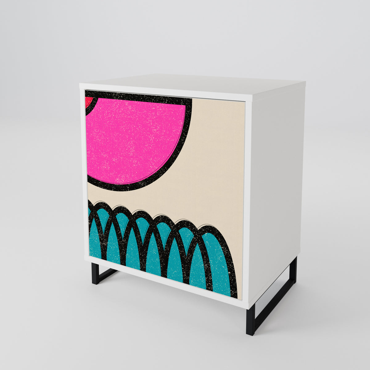 GEOMETRIC RHAPSODY 1-Door Sideboard