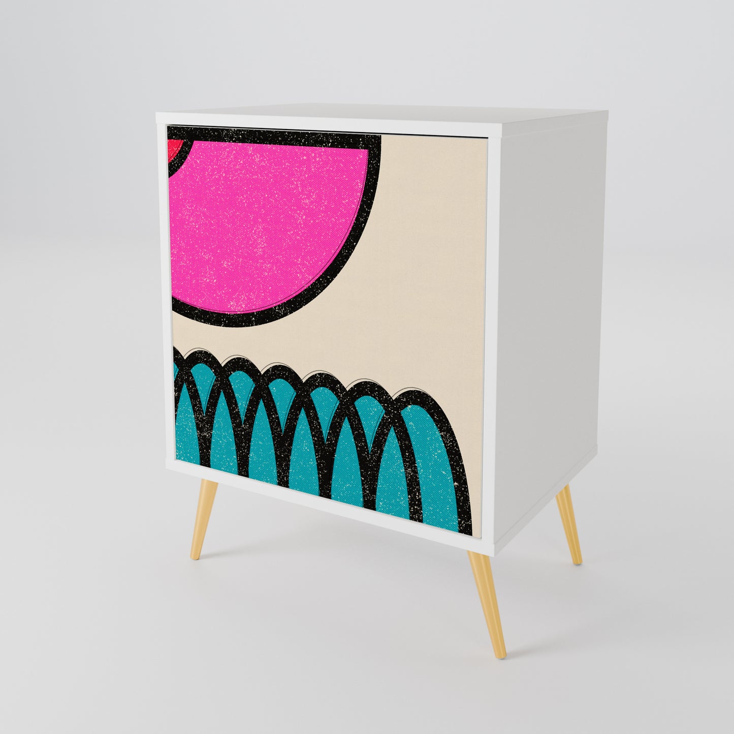 GEOMETRIC RHAPSODY 1-Door Sideboard