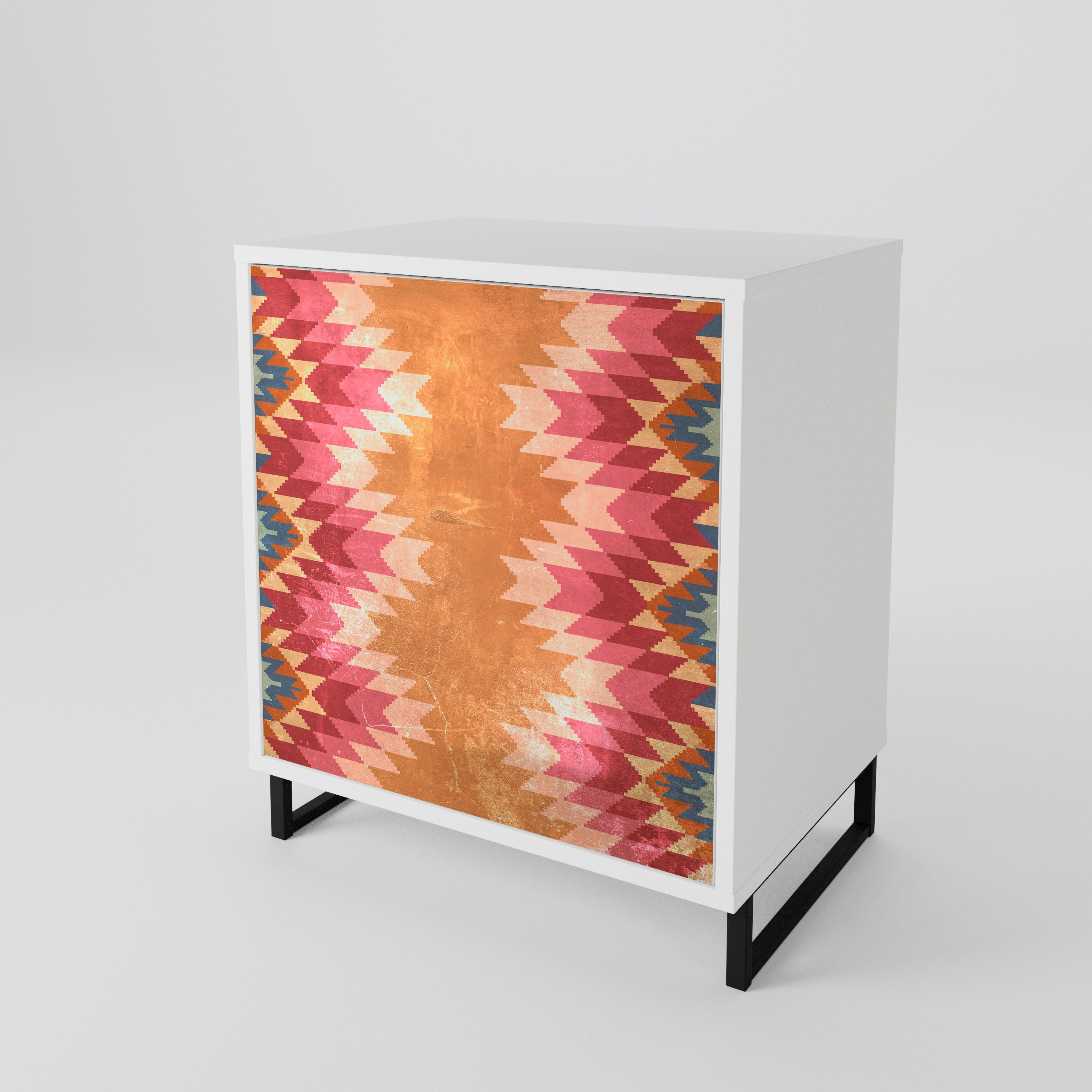 INDIAN FOLK 1-Door Sideboard