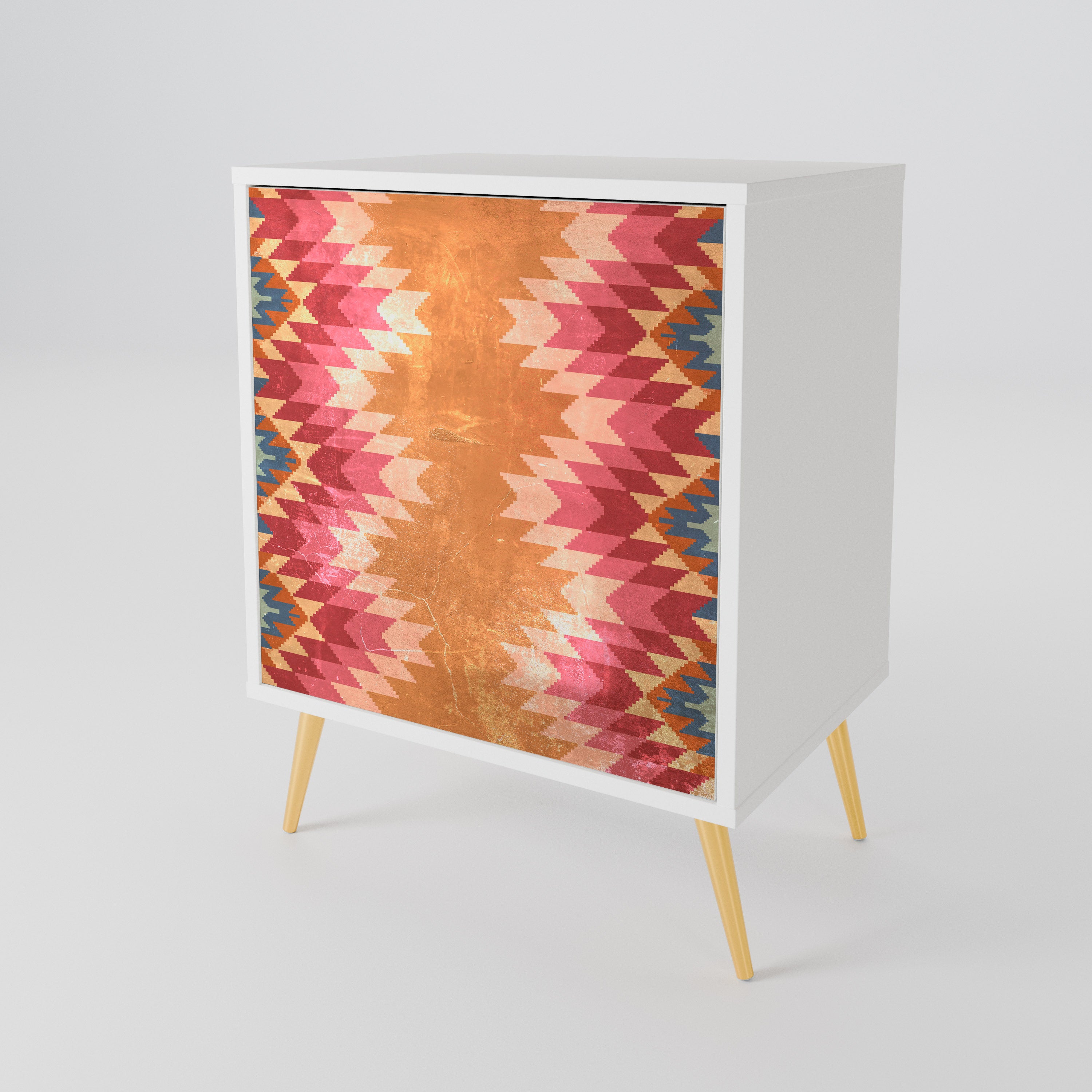 INDIAN FOLK 1-Door Sideboard