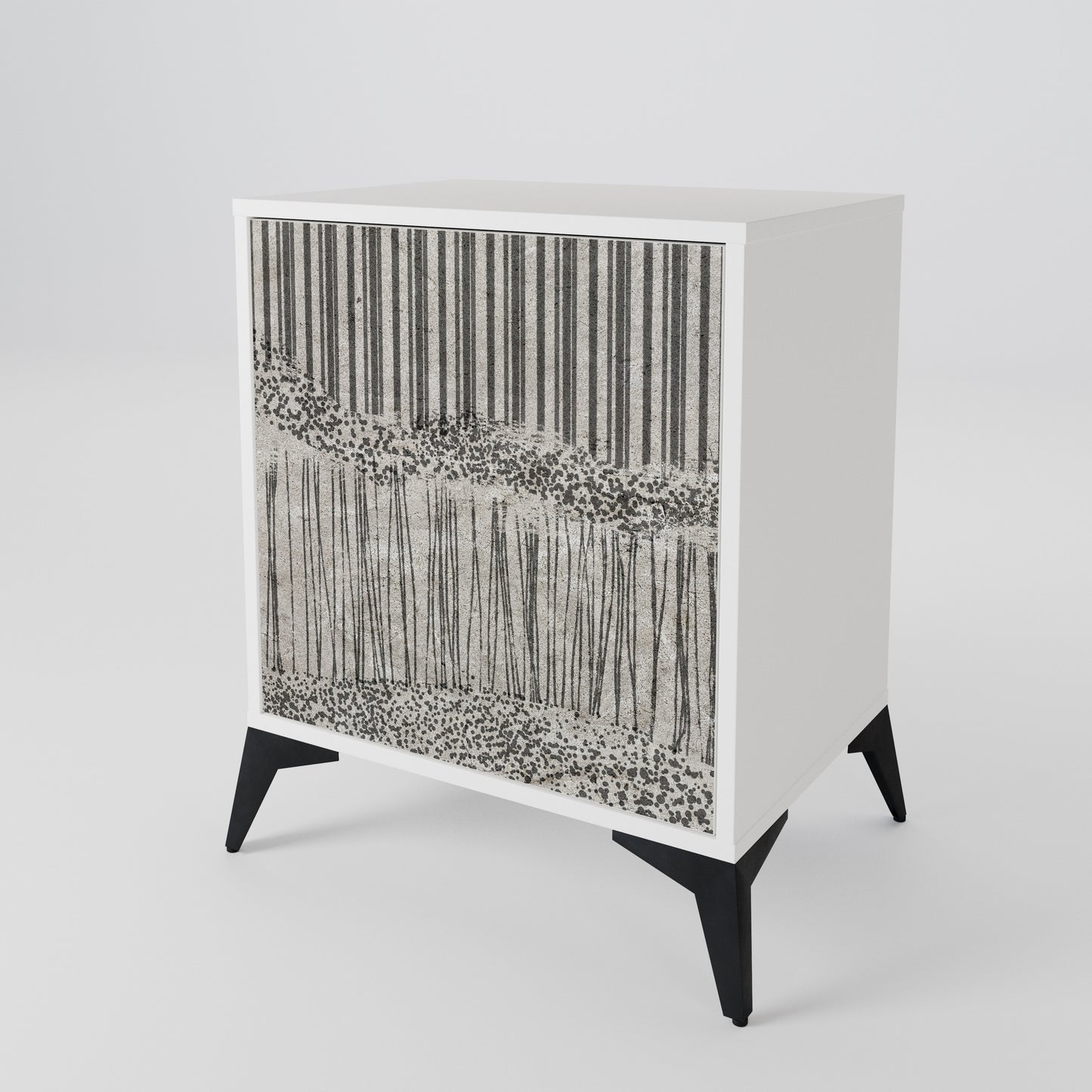 GRAIN LINES 1-Door Sideboard