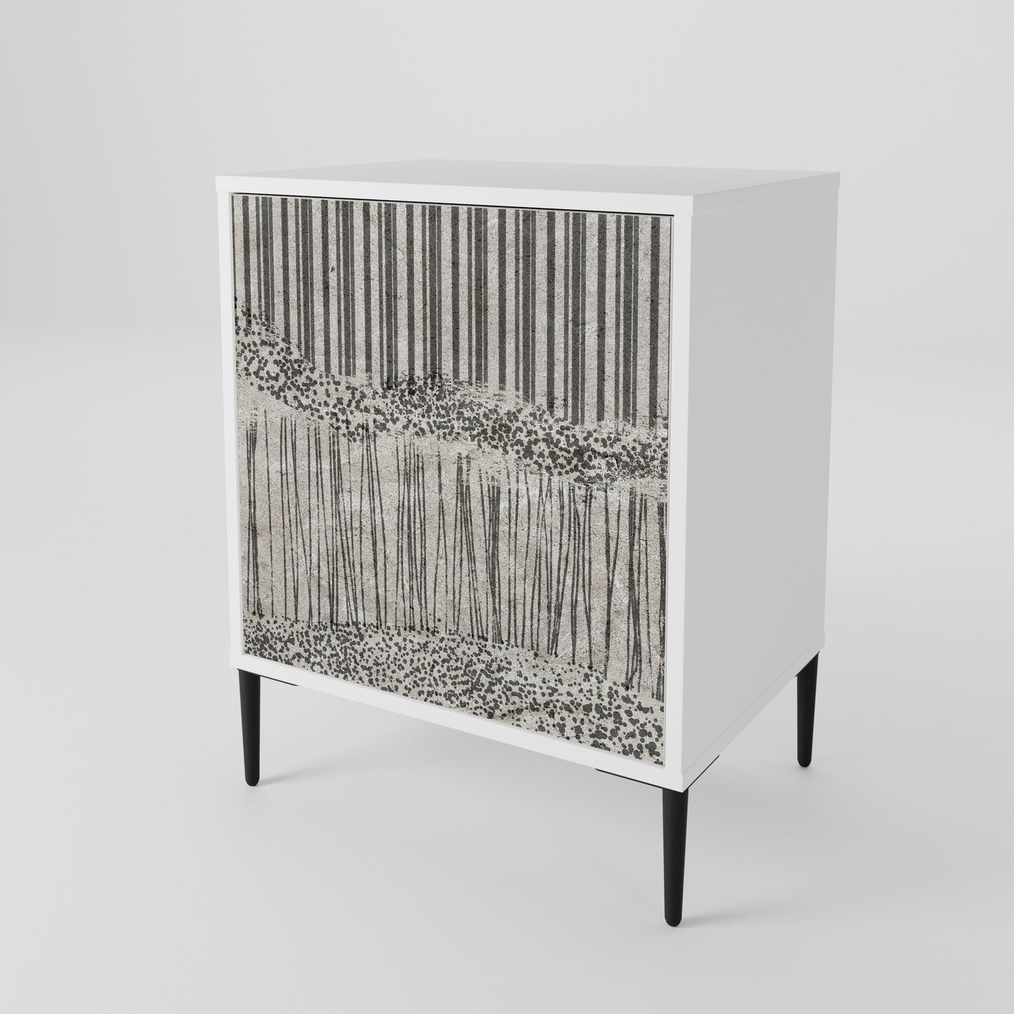 GRAIN LINES 1-Door Sideboard