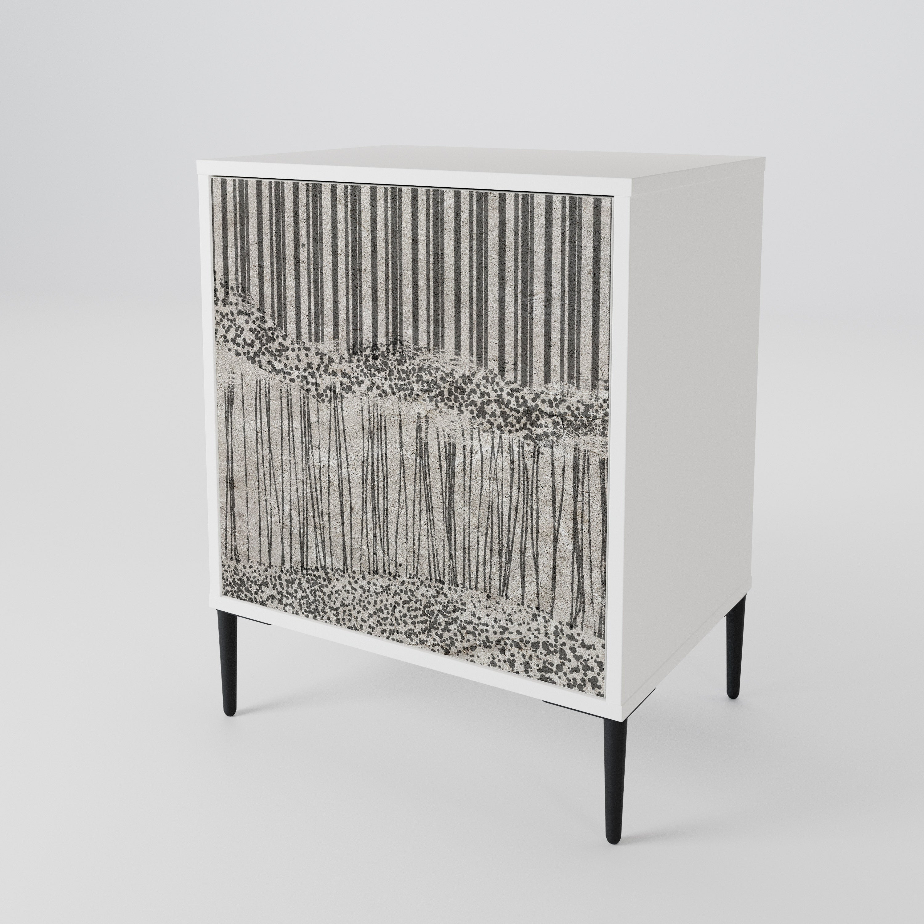 GRAIN LINES 1-Door Sideboard