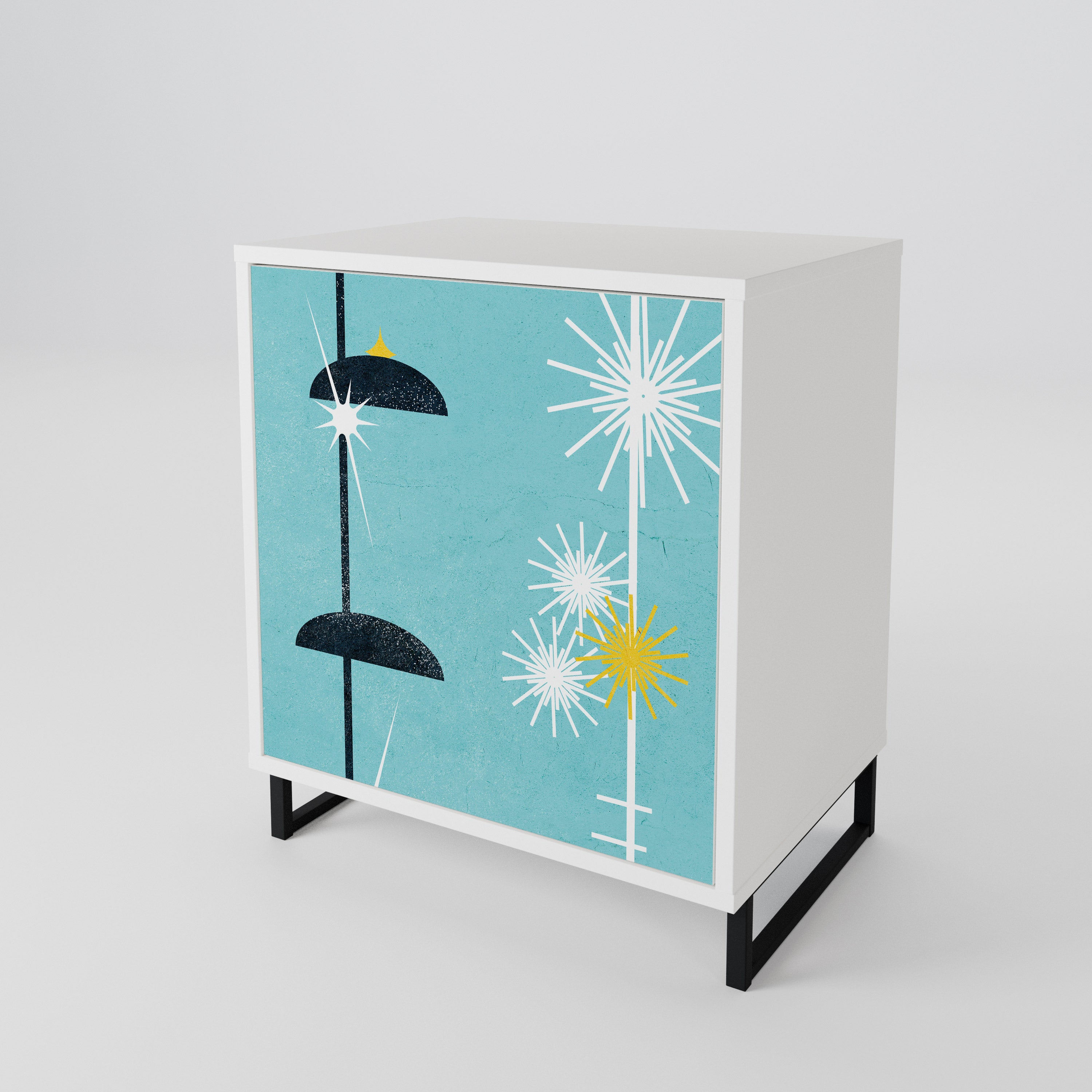 PATHS TO HAPPINESS 1-Door Sideboard