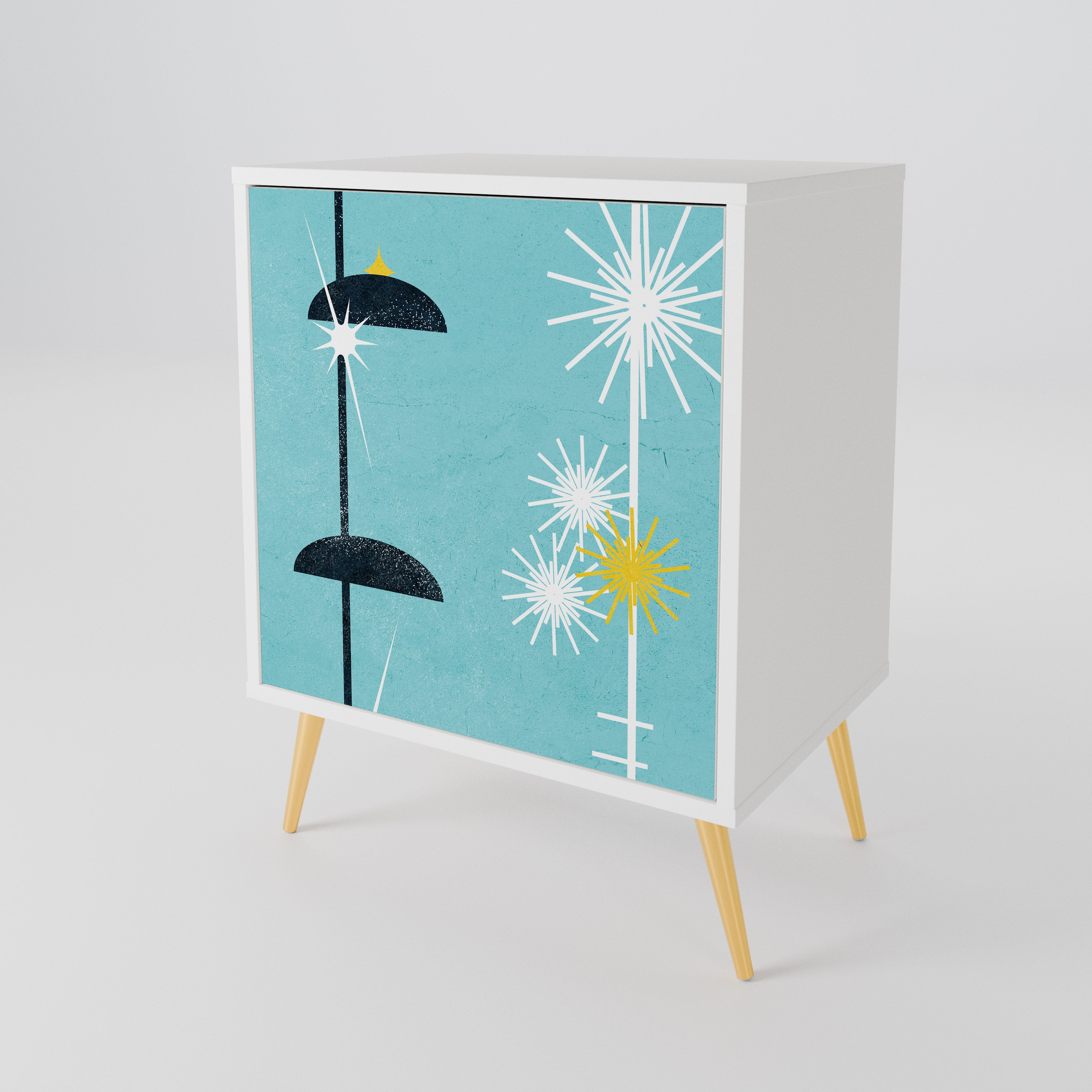 PATHS TO HAPPINESS 1-Door Sideboard