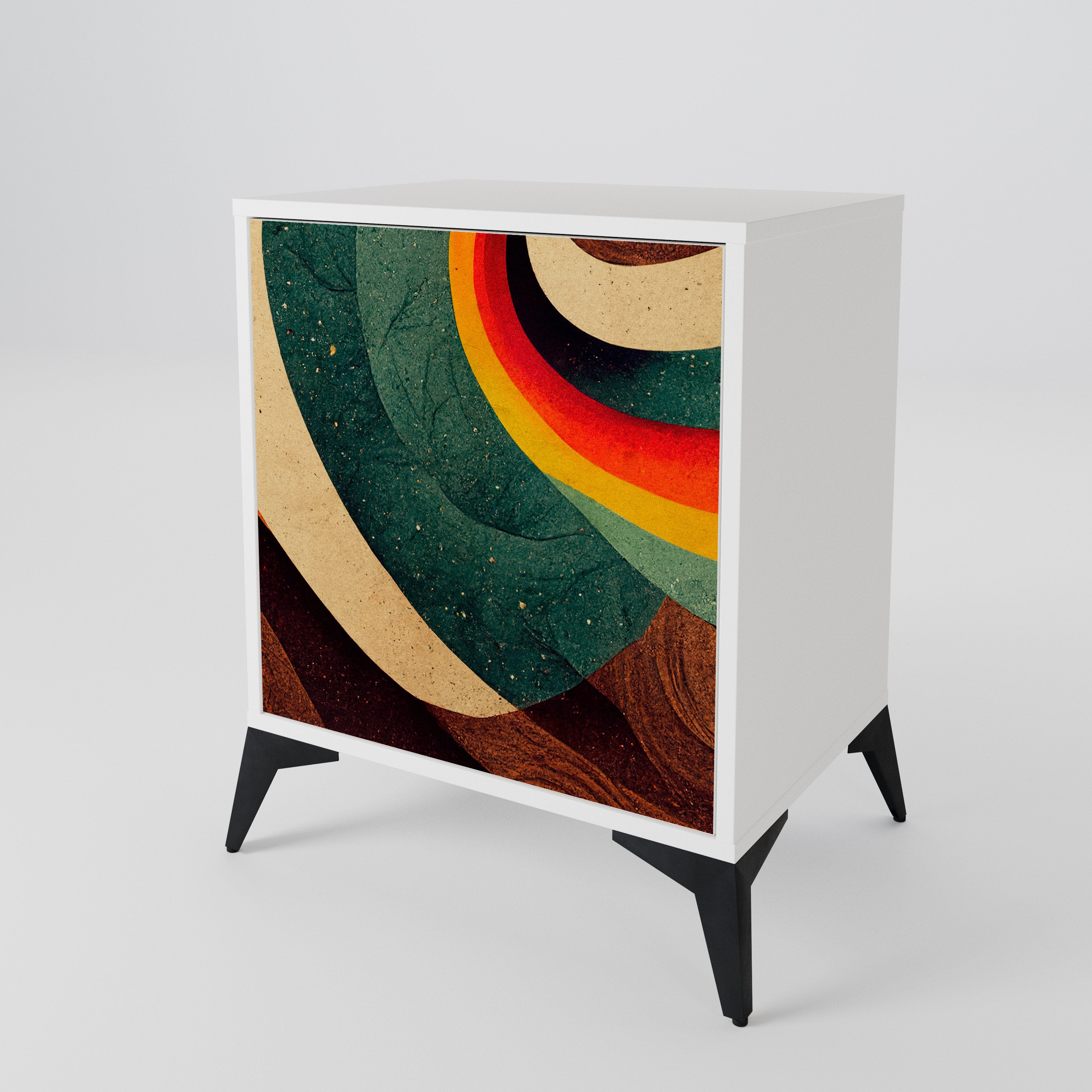 COLORFUL STRANDS 1-Door Sideboard