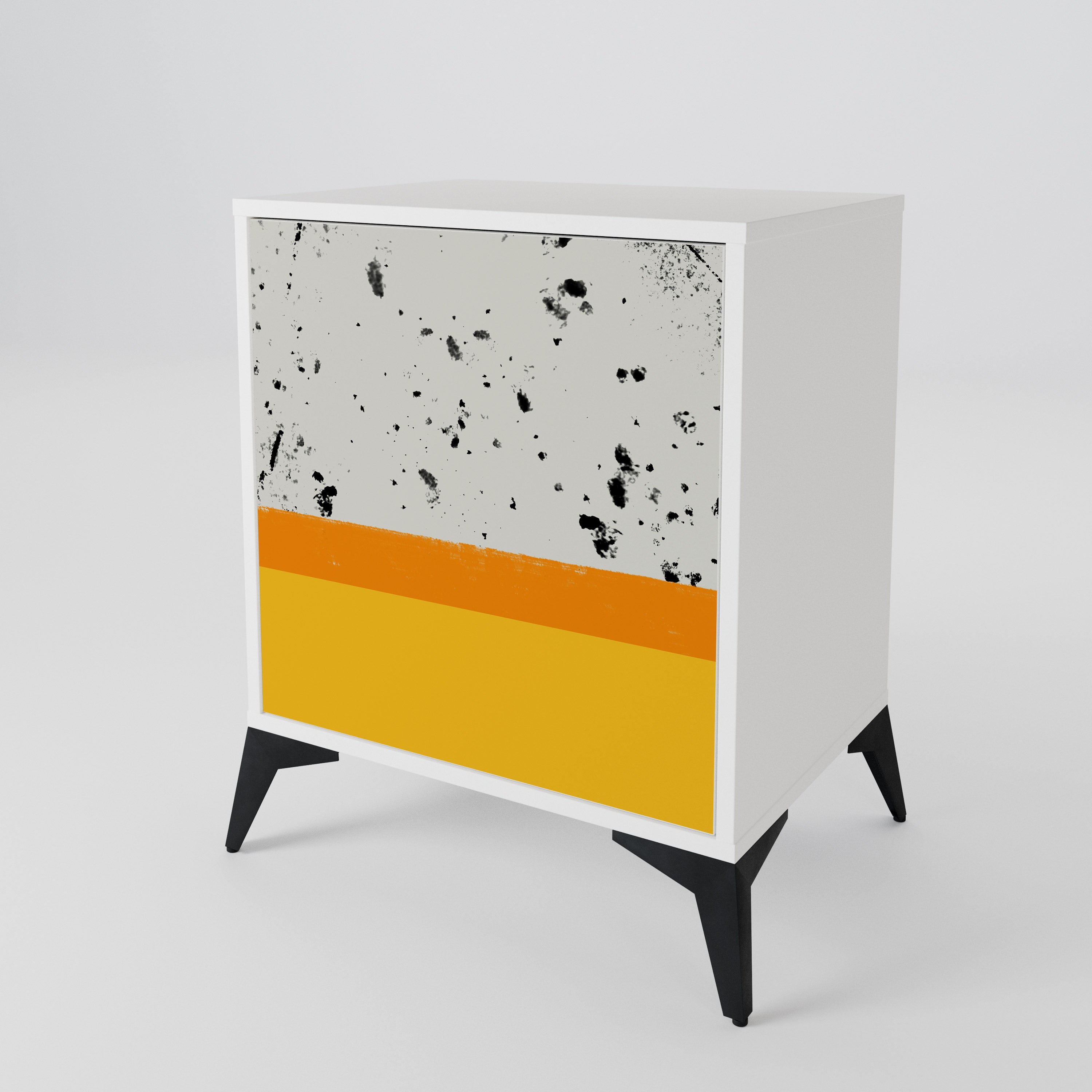DYED BY ORANGE 1-Door Sideboard