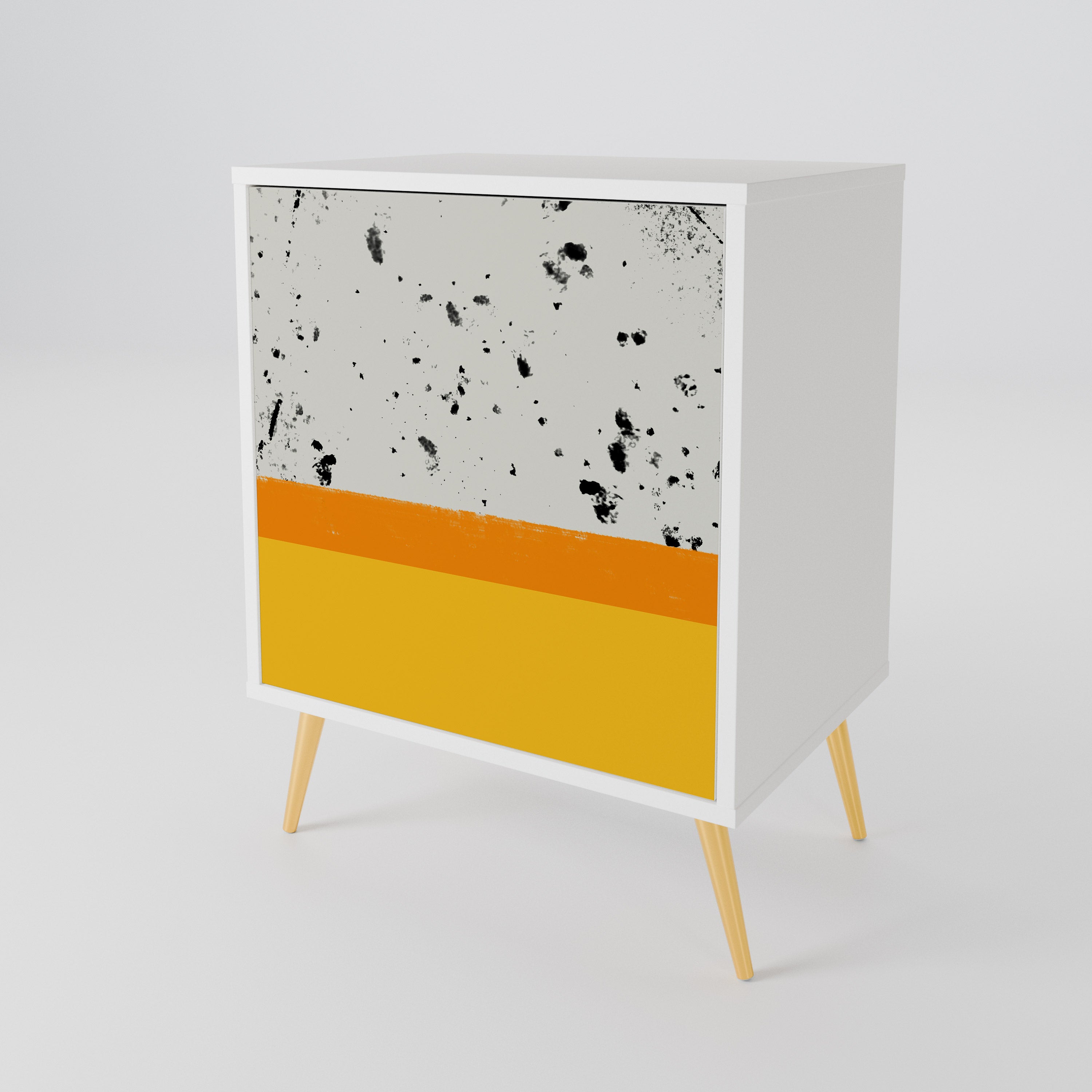 DYED BY ORANGE 1-Door Sideboard