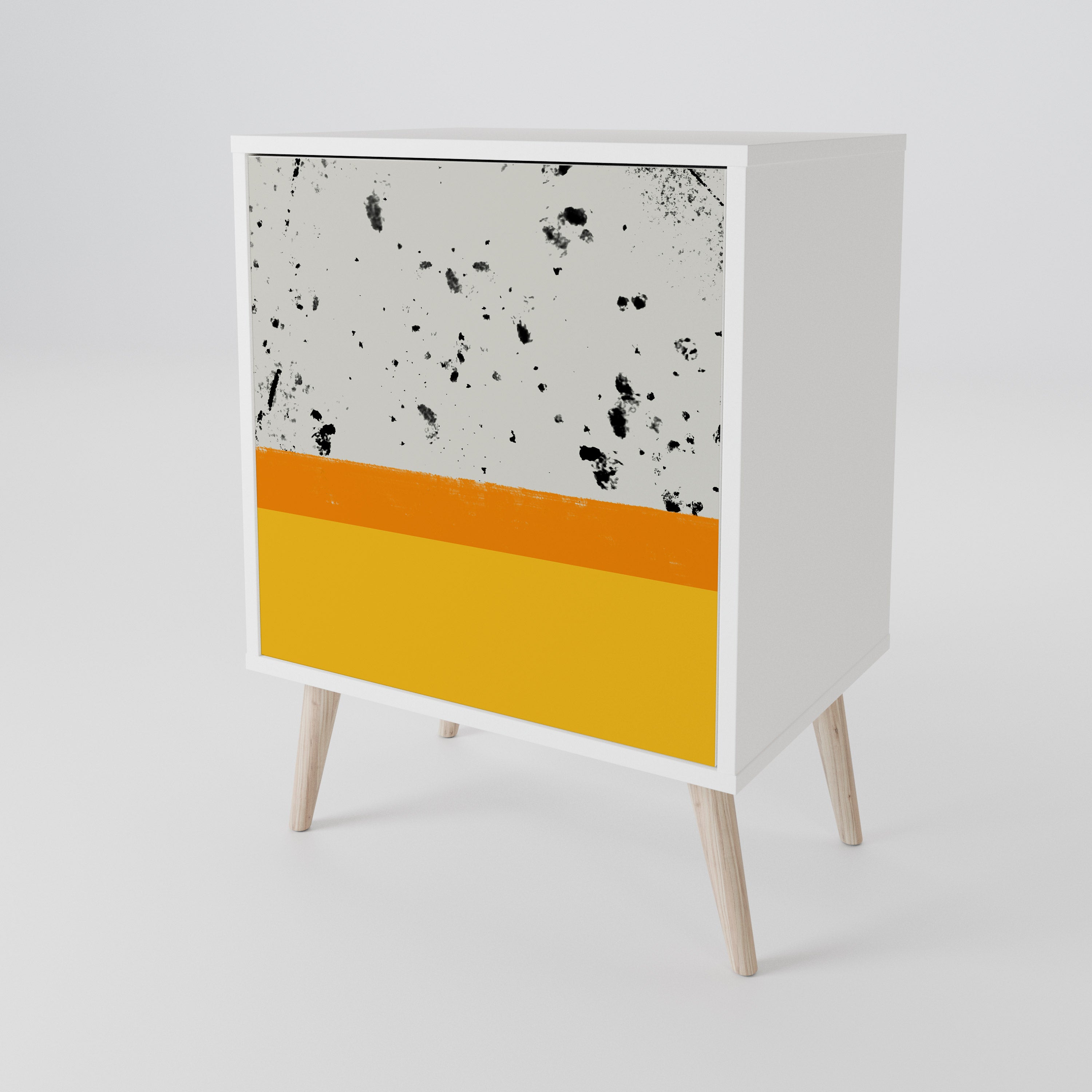 DYED BY ORANGE 1-Door Sideboard