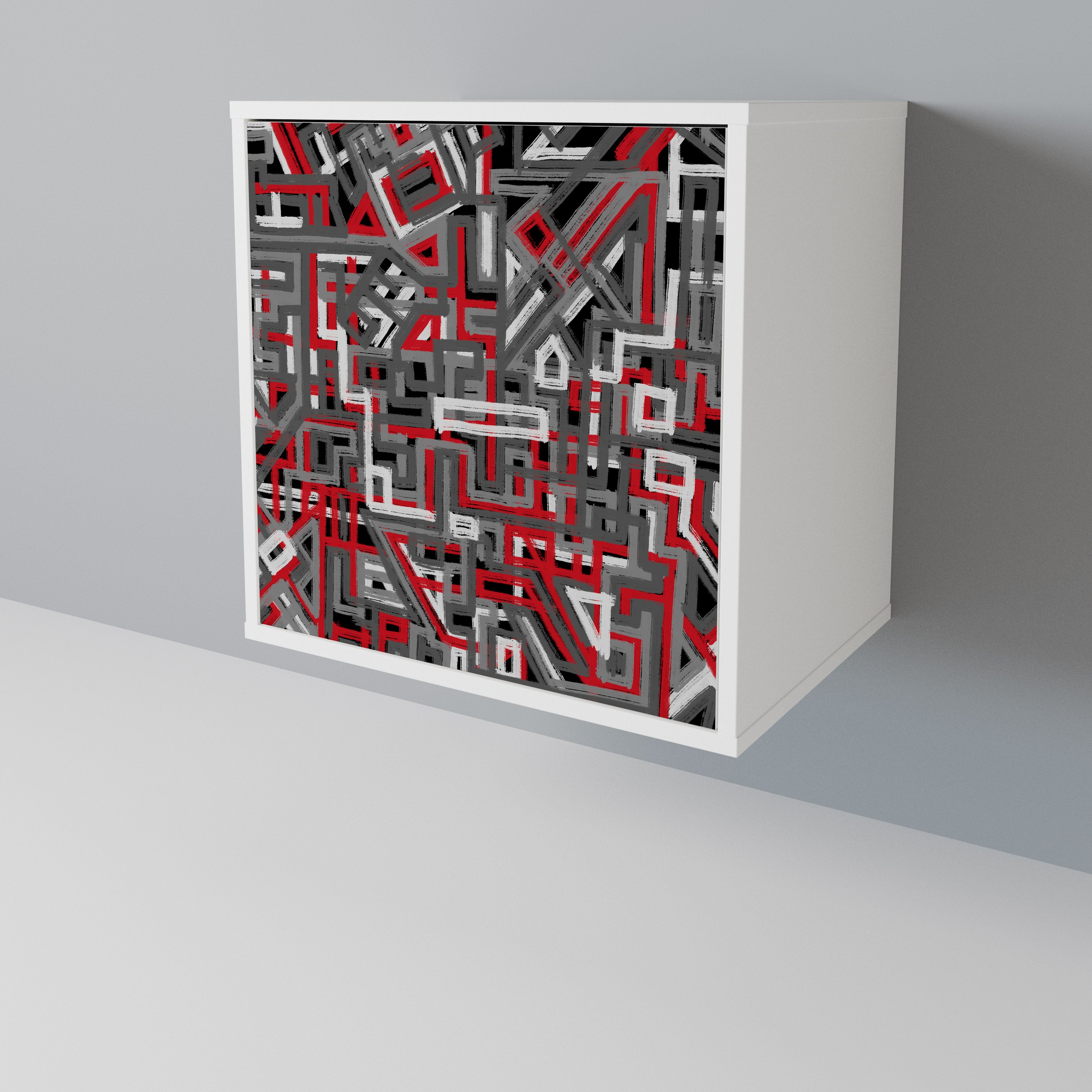 BROKEN LINES 1-Door Sideboard
