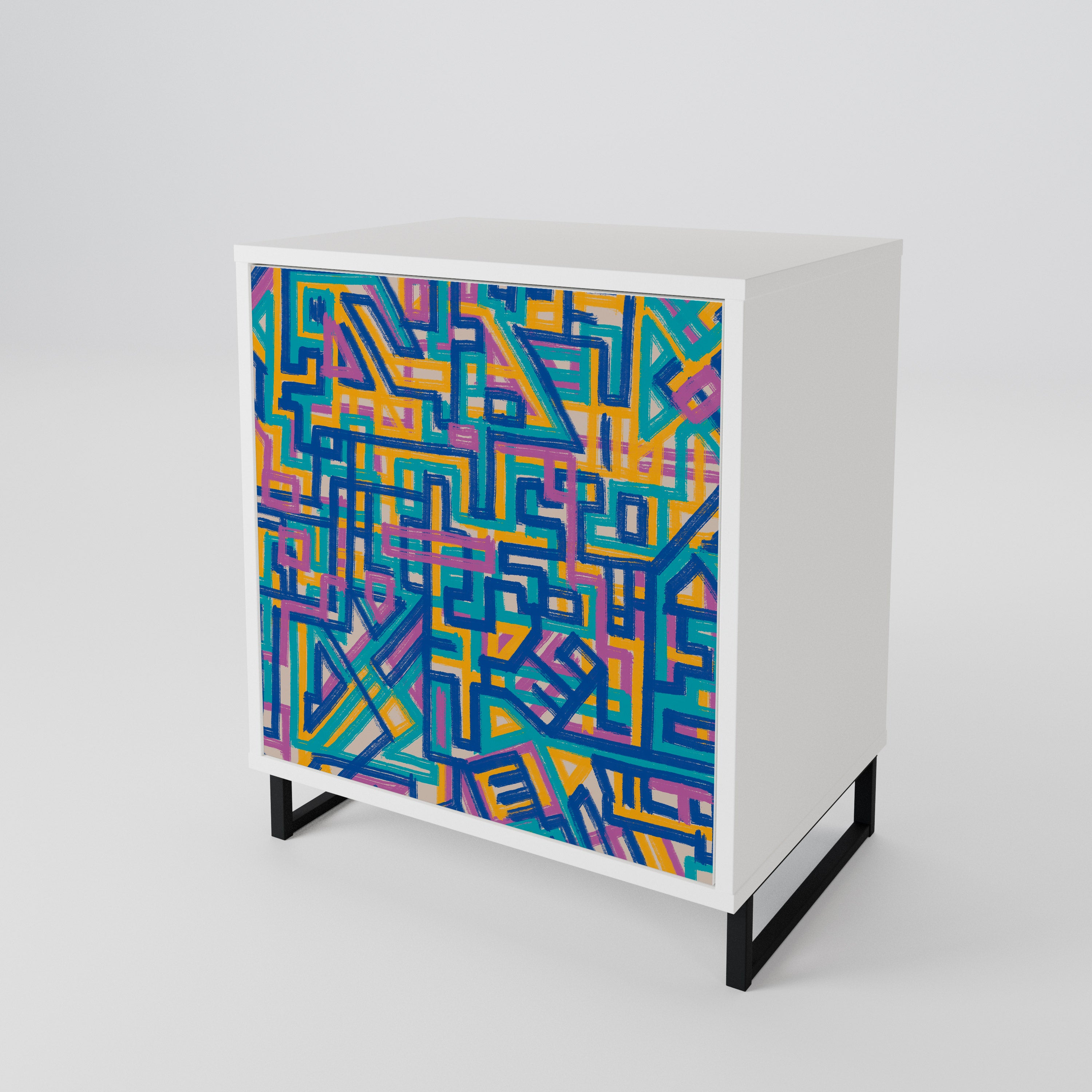 MEMORIES MAP 1-Door Sideboard