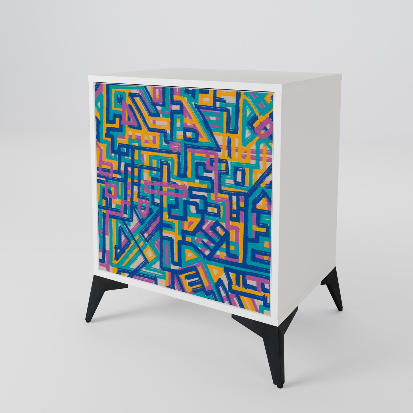 MEMORIES MAP 1-Door Sideboard