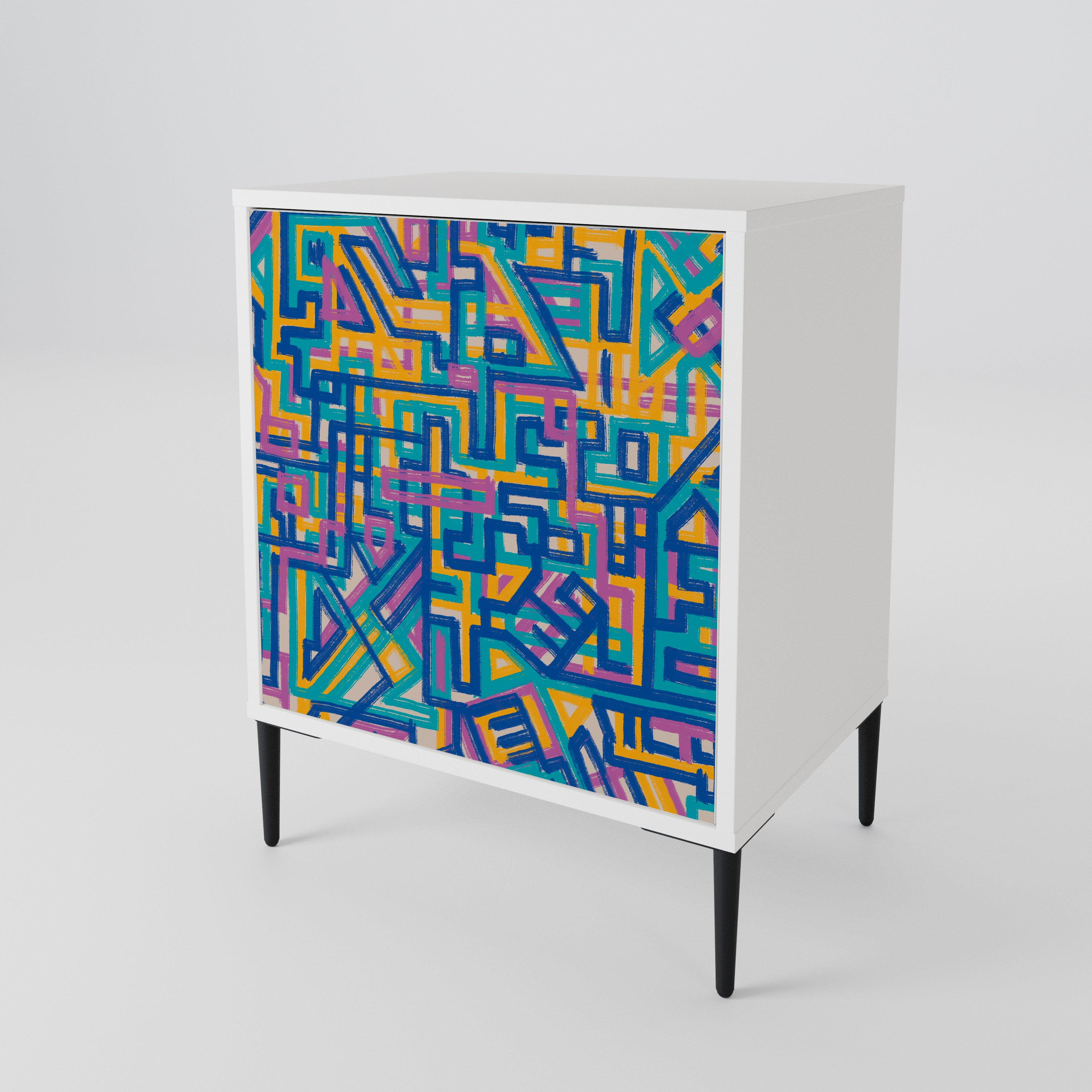 MEMORIES MAP 1-Door Sideboard