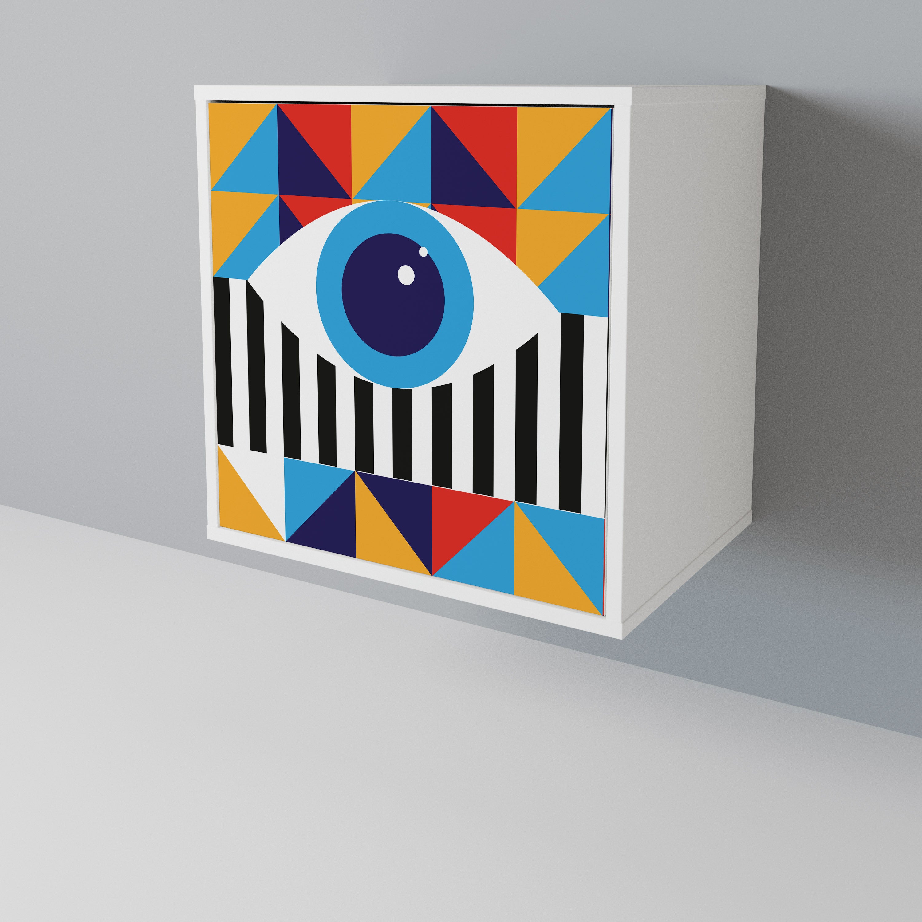 ABSTRACTION AND GEOMETRY 1-Door Sideboard