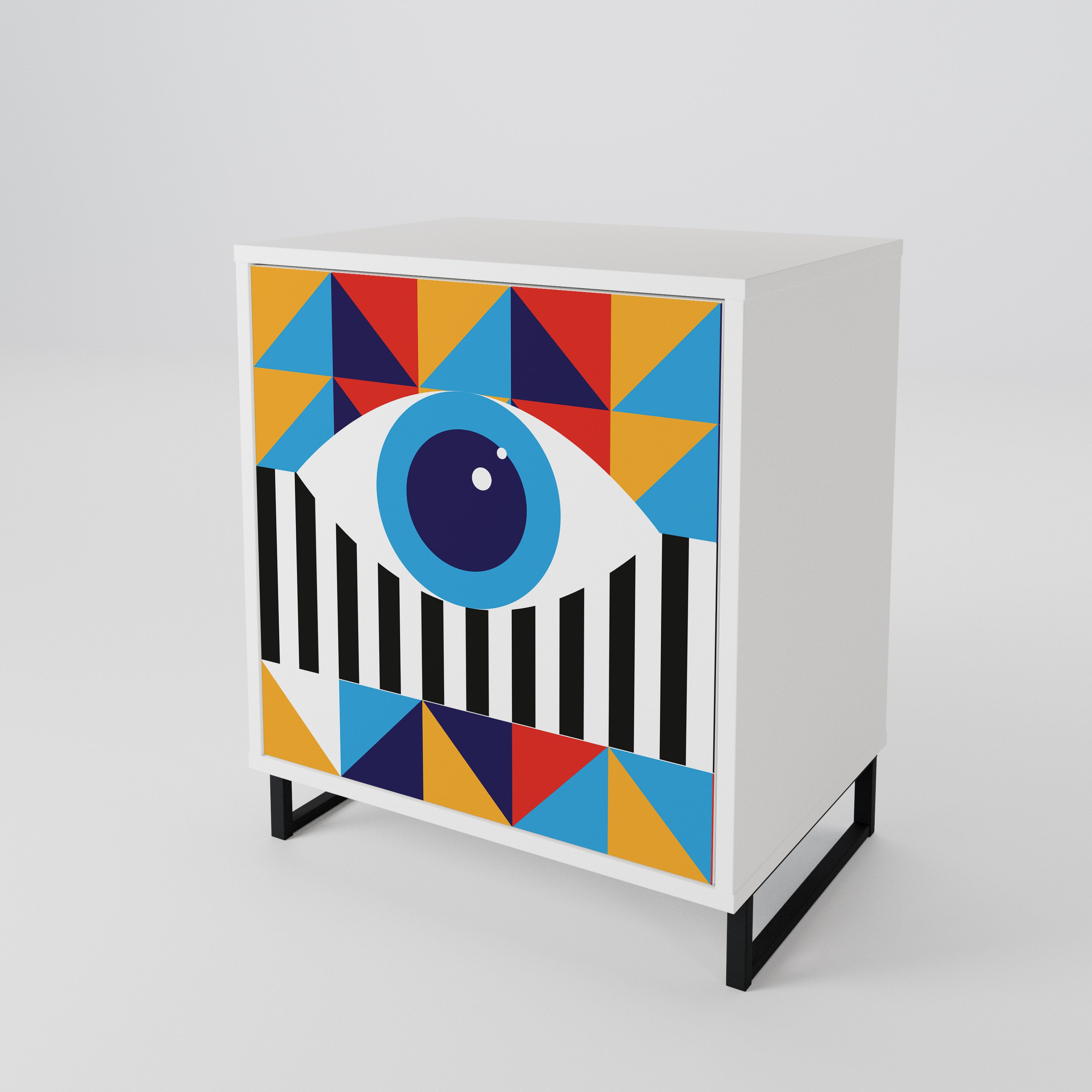 ABSTRACTION AND GEOMETRY 1-Door Sideboard