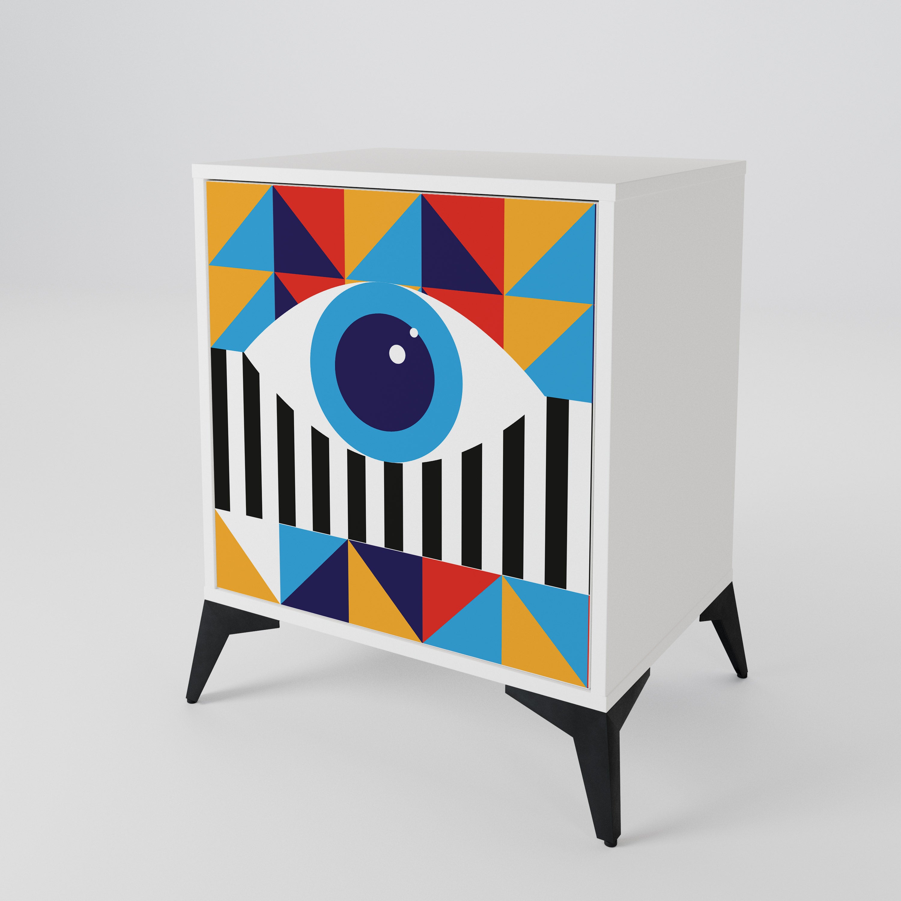 ABSTRACTION AND GEOMETRY 1-Door Sideboard