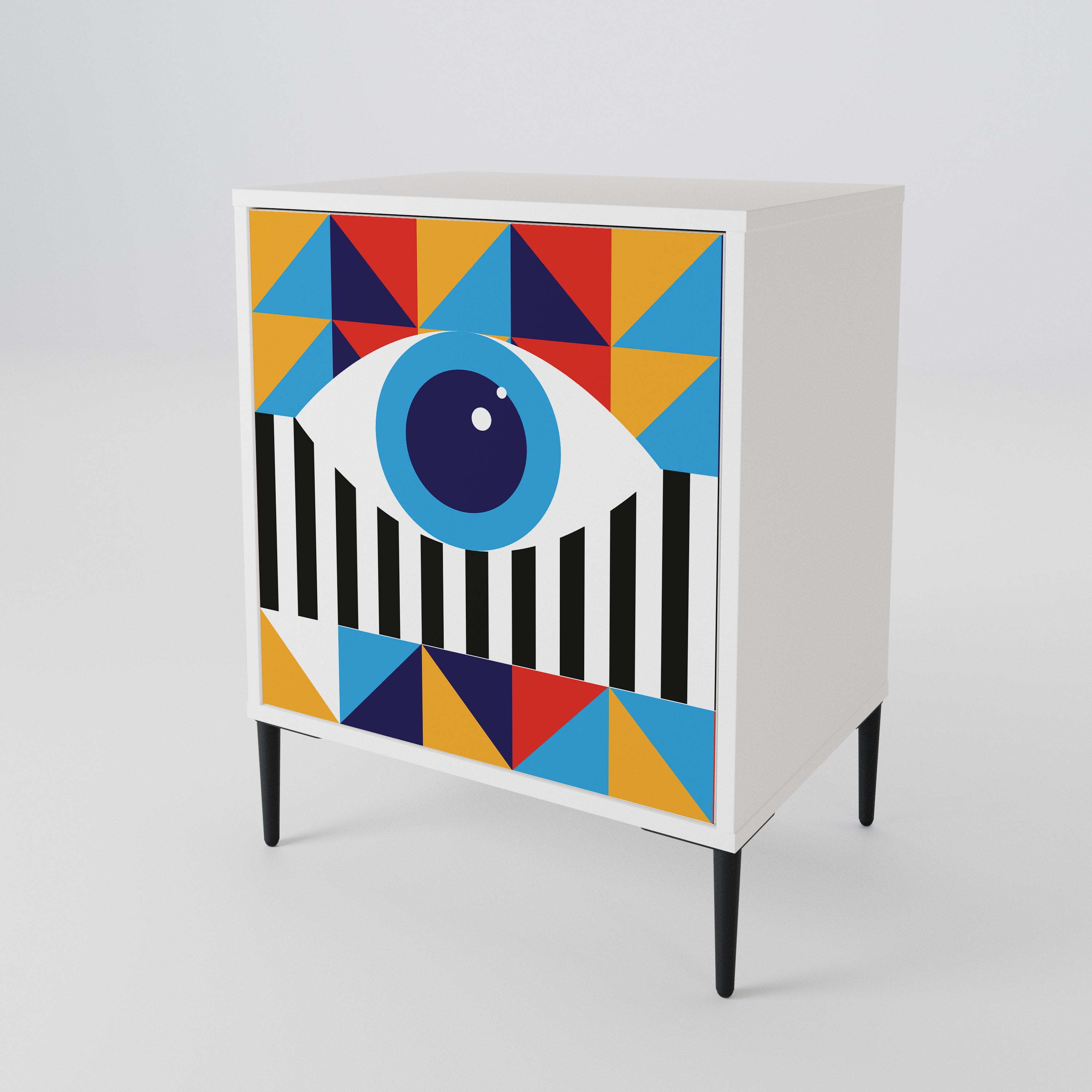 ABSTRACTION AND GEOMETRY 1-Door Sideboard