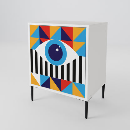 ABSTRACTION AND GEOMETRY 1-Door Sideboard