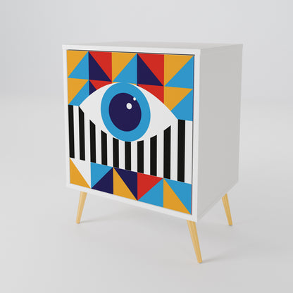 ABSTRACTION AND GEOMETRY 1-Door Sideboard