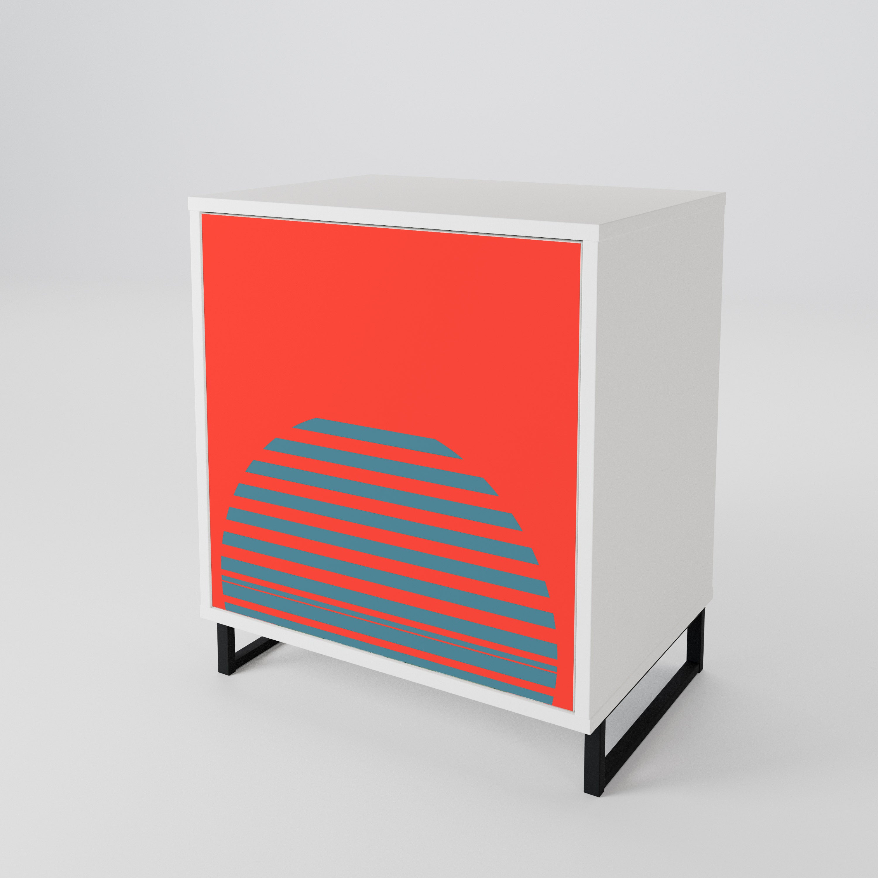 RISING GEOMETRY STARS 1-Door Sideboard