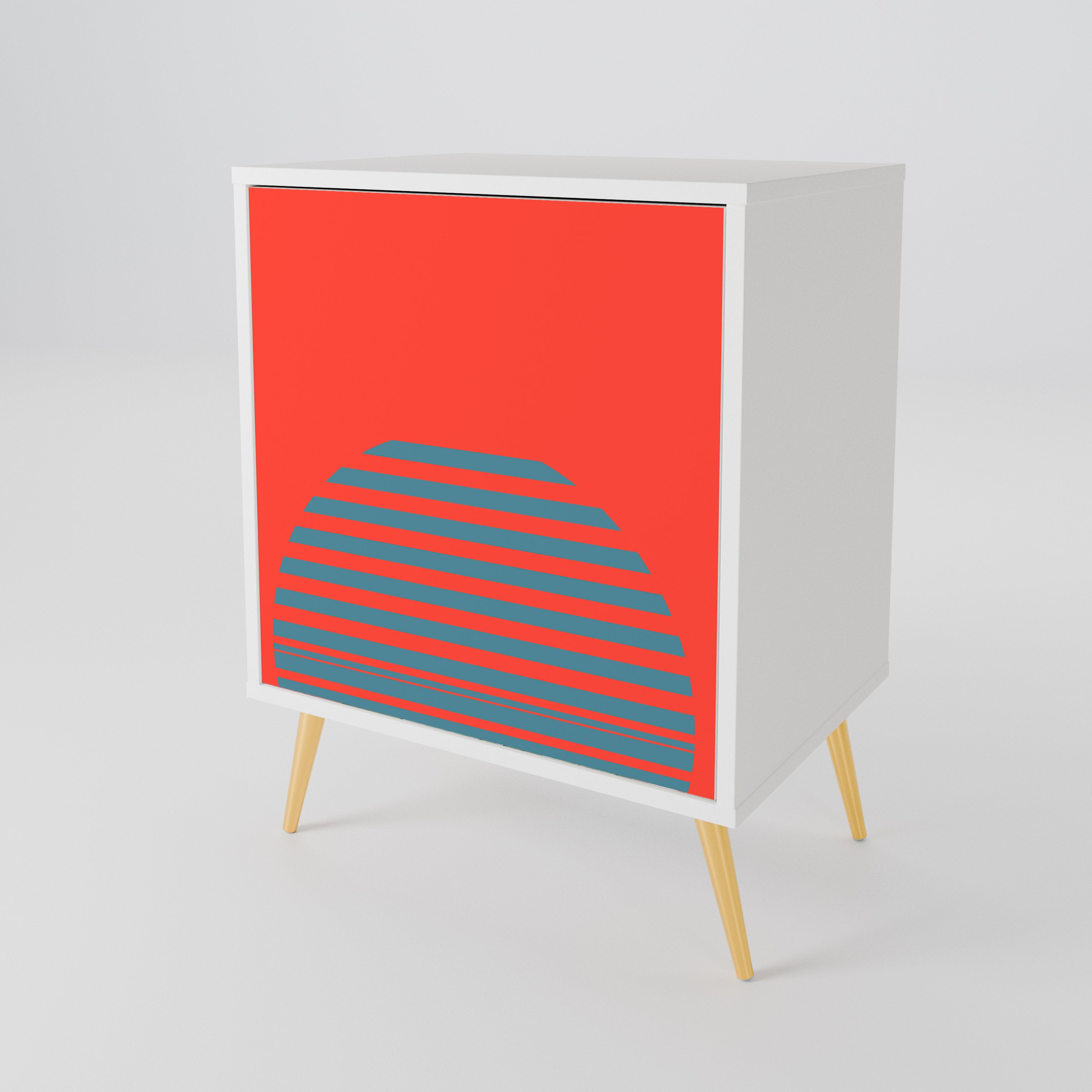 RISING GEOMETRY STARS 1-Door Sideboard