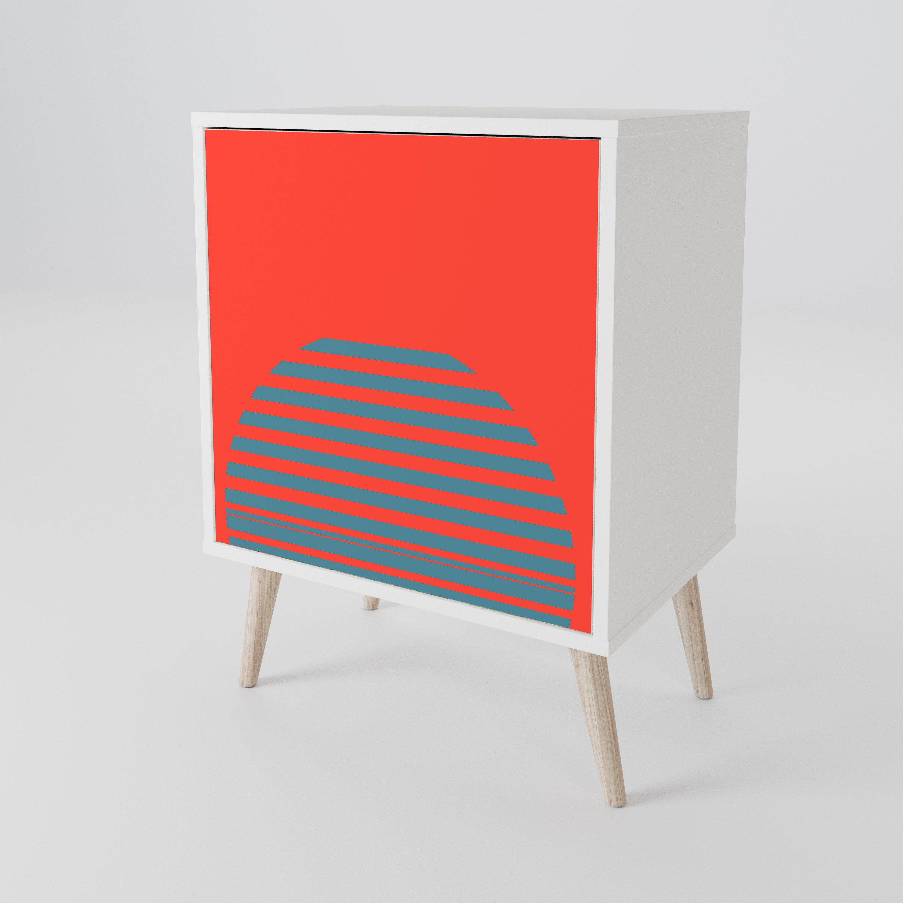 RISING GEOMETRY STARS 1-Door Sideboard