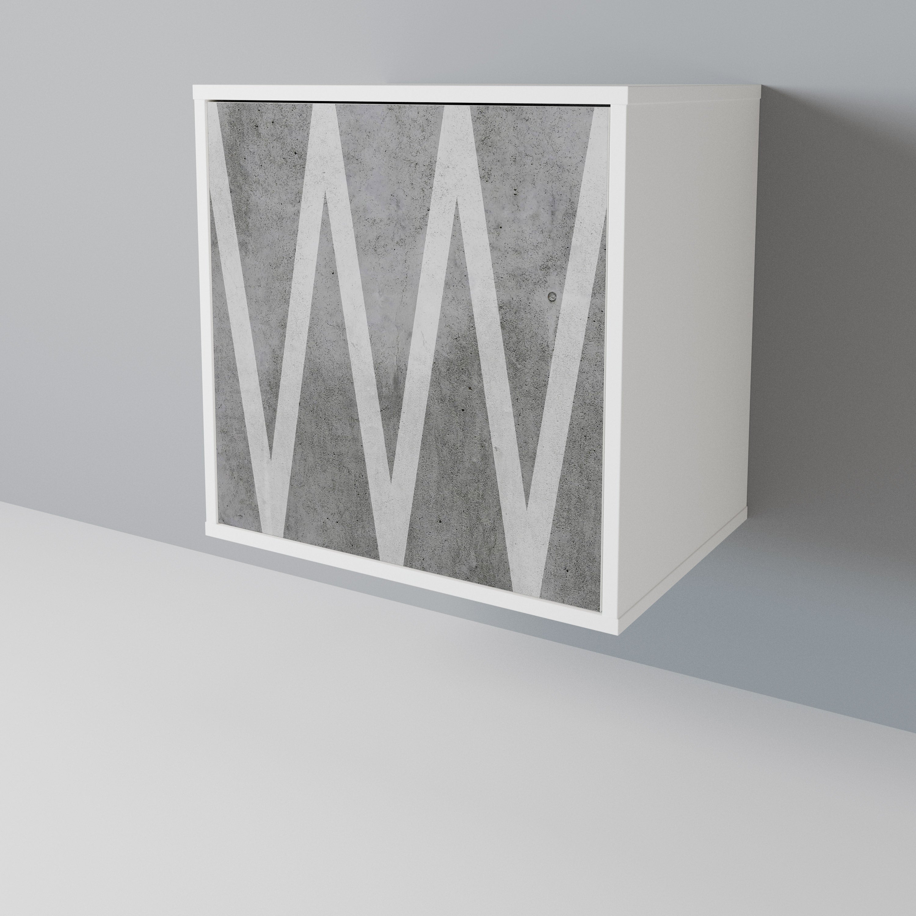 SOLID ZIG ZAG 1-Door Sideboard