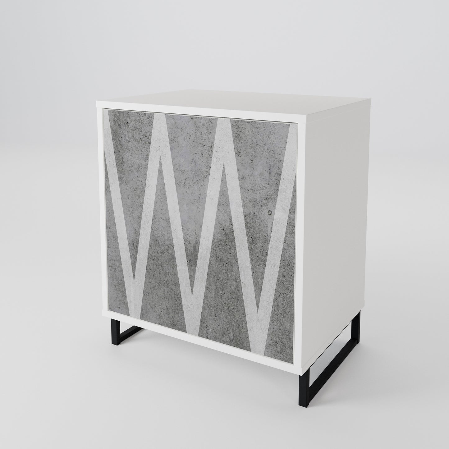 SOLID ZIG ZAG 1-Door Sideboard