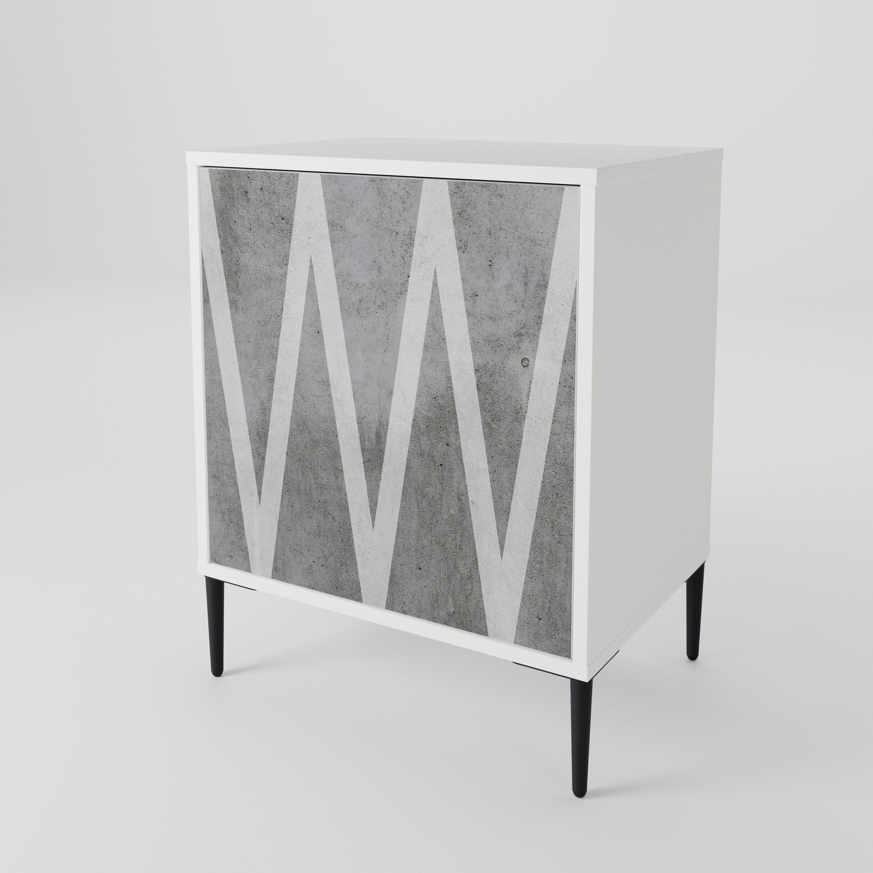 SOLID ZIG ZAG 1-Door Sideboard