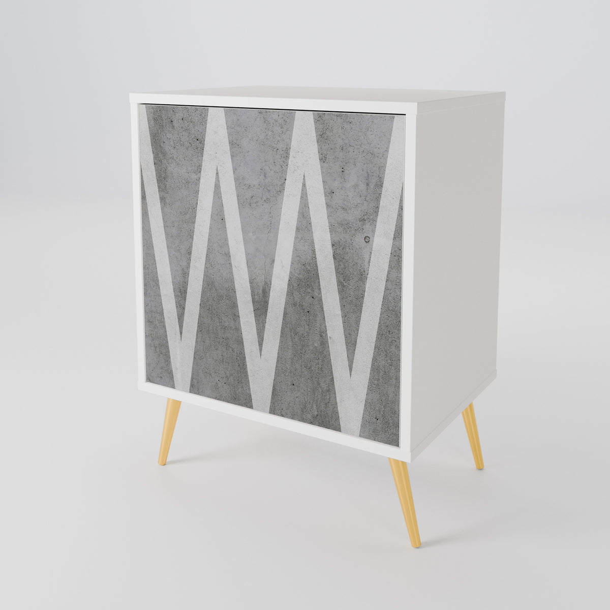 SOLID ZIG ZAG 1-Door Sideboard
