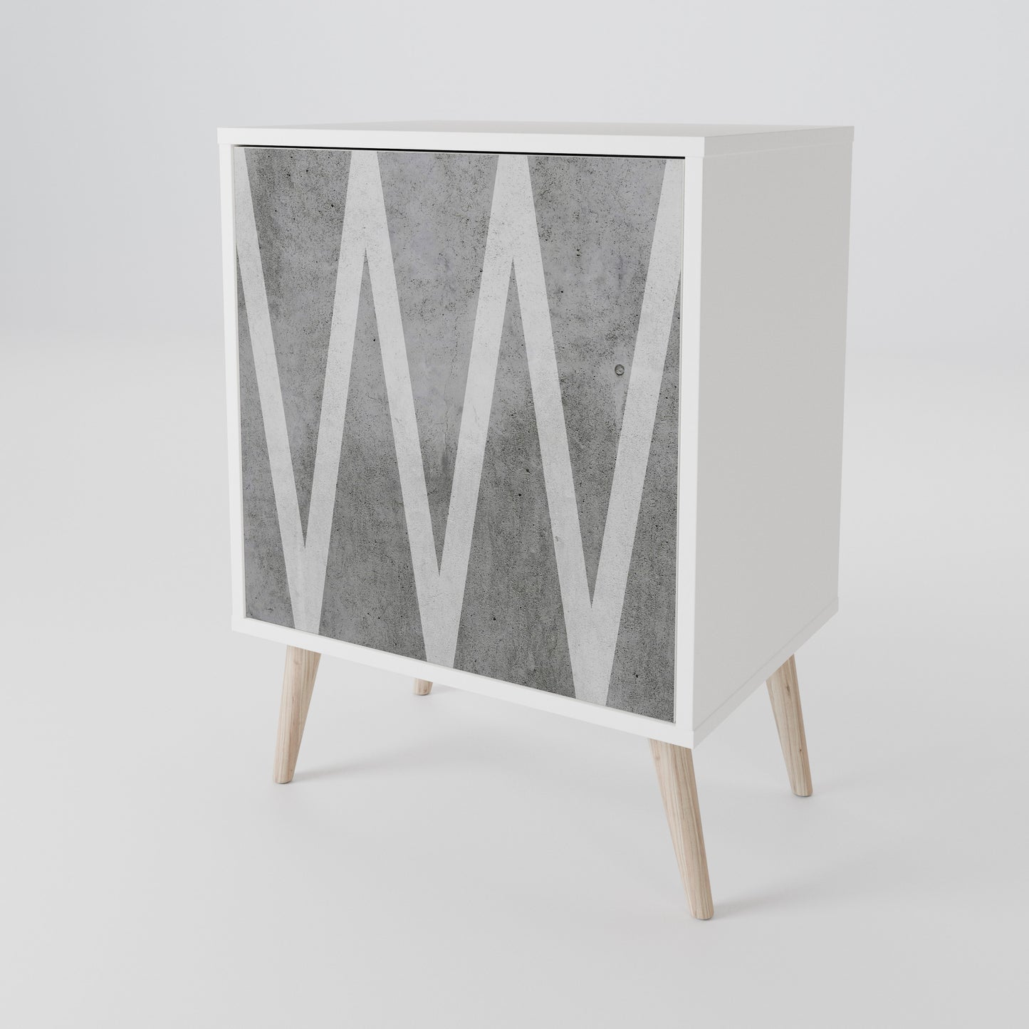 SOLID ZIG ZAG 1-Door Sideboard
