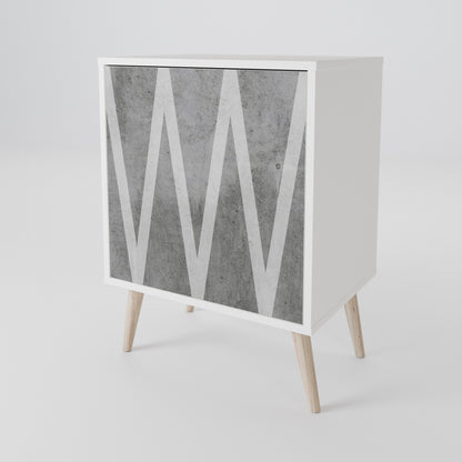 SOLID ZIG ZAG 1-Door Sideboard