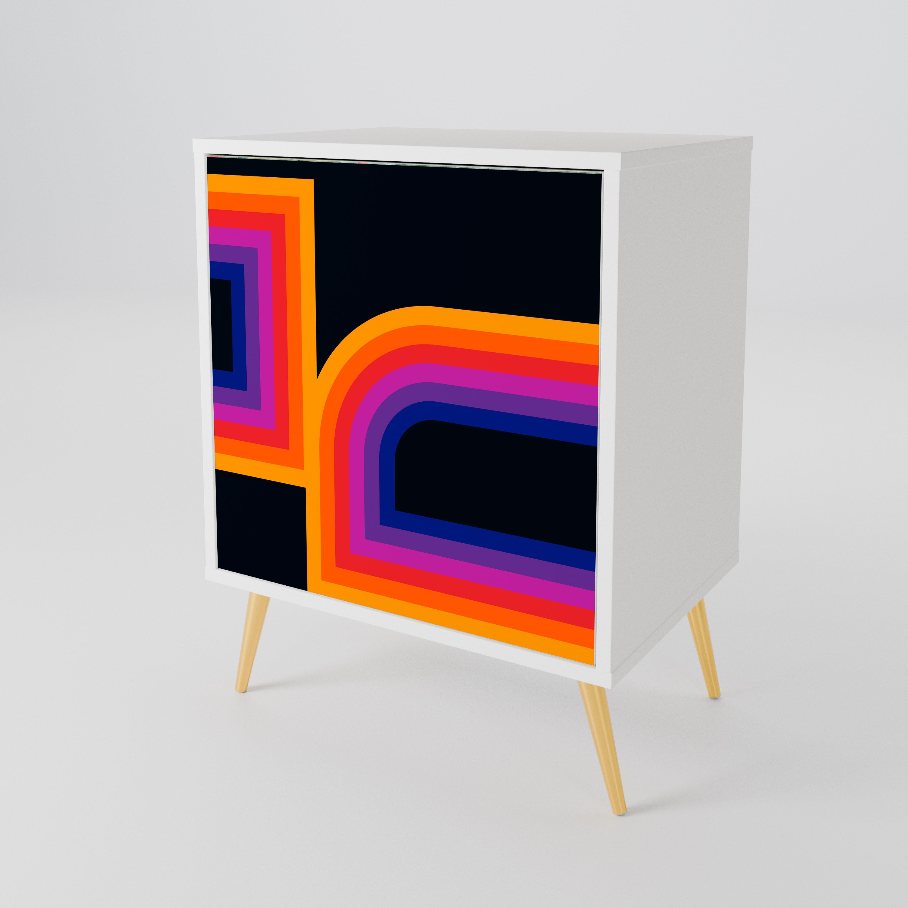 BLINDED BY THE LIGHTS 1-Door Sideboard