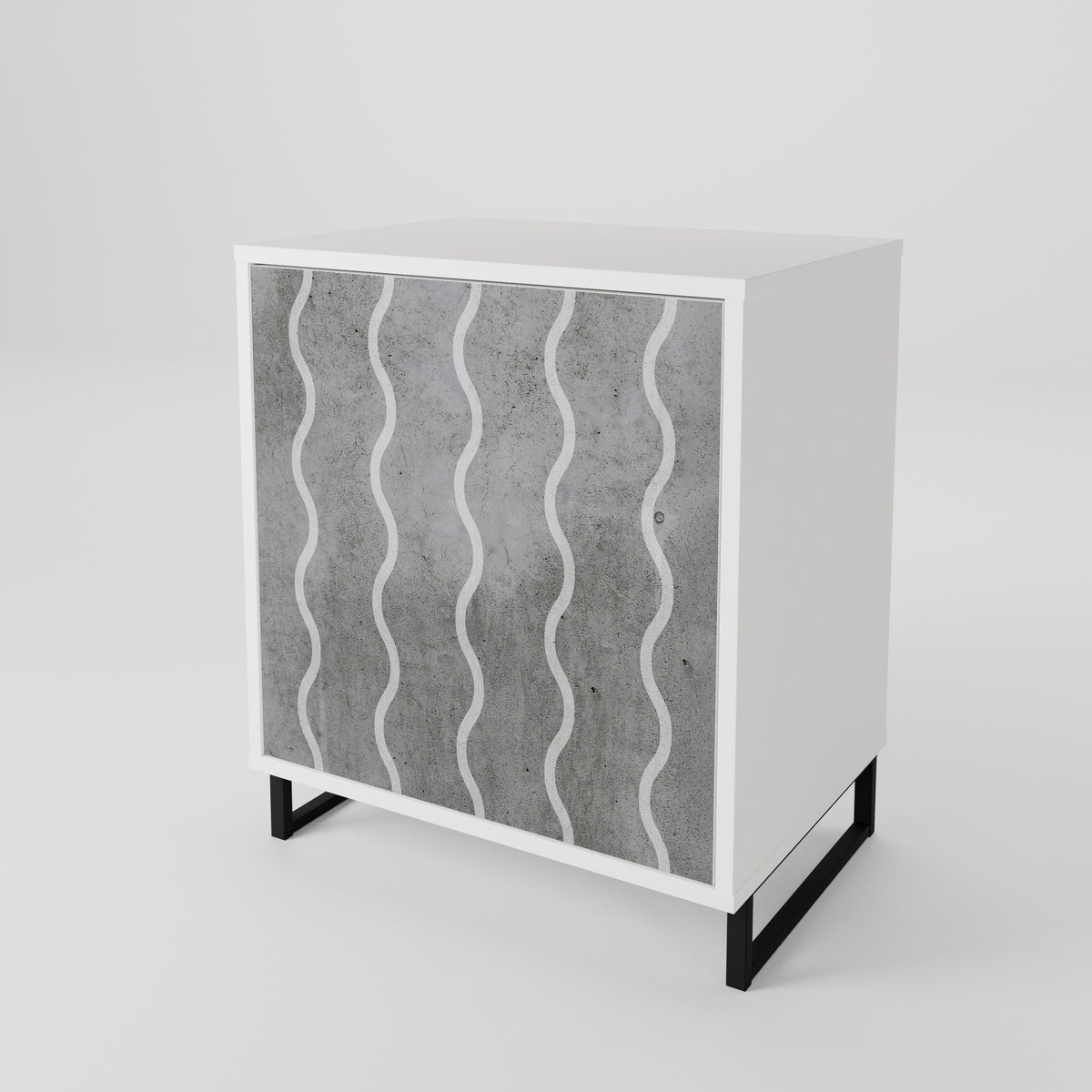 WAVES OF CONCRETE 1-Door Sideboard