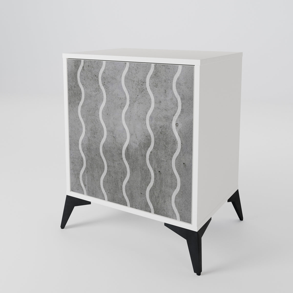 WAVES OF CONCRETE 1-Door Sideboard
