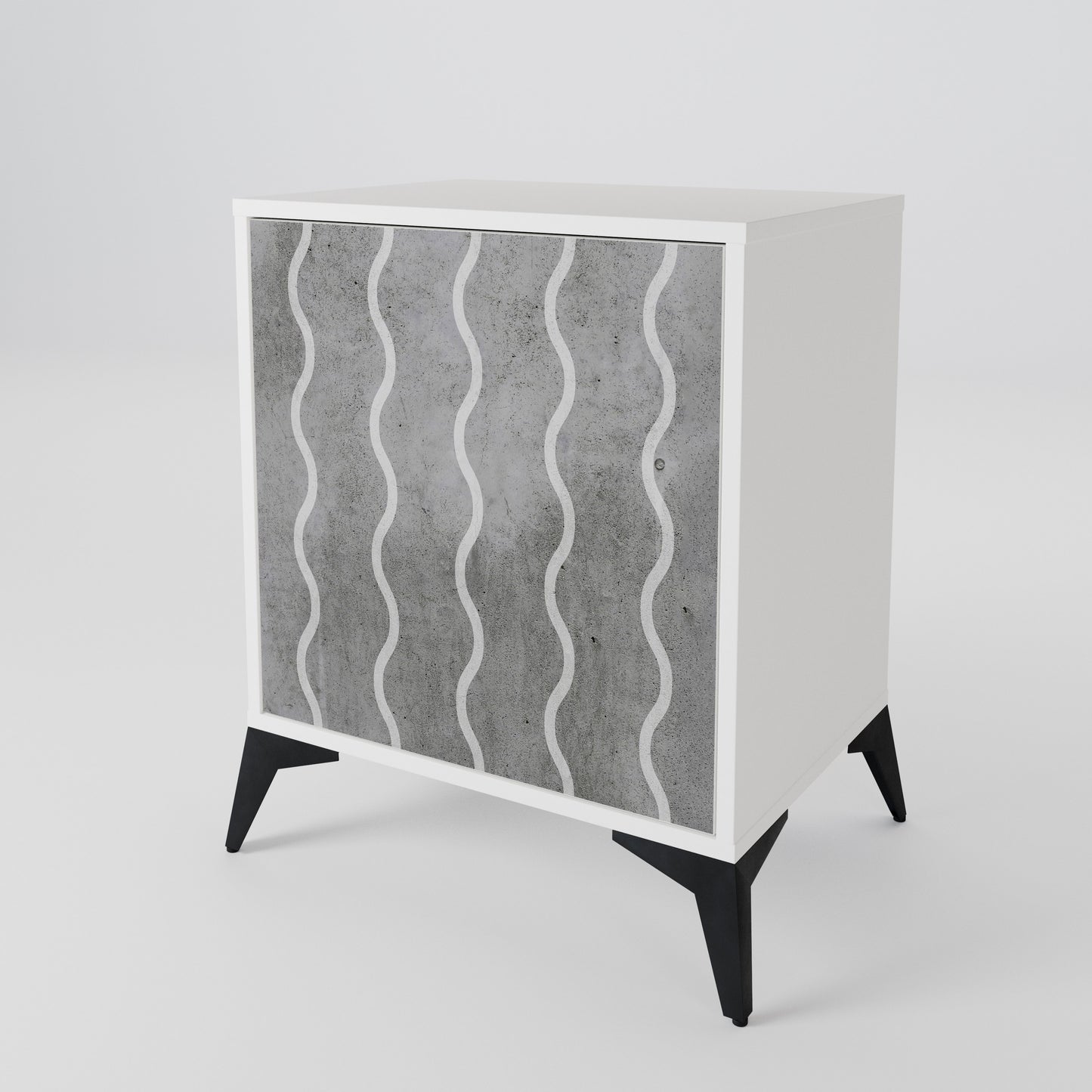 WAVES OF CONCRETE 1-Door Sideboard