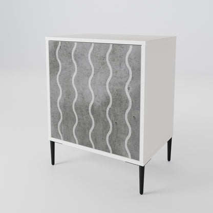 WAVES OF CONCRETE 1-Door Sideboard